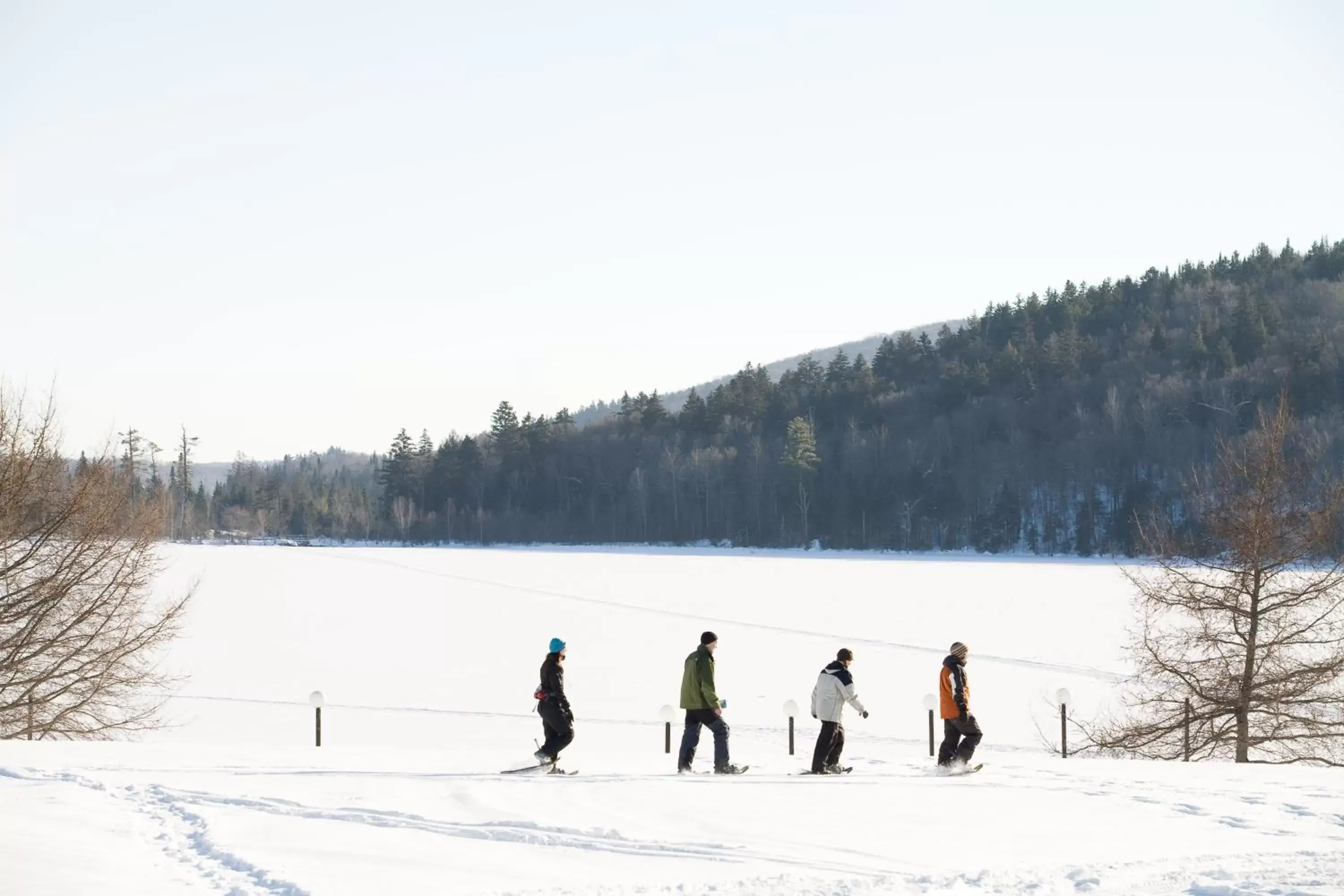 Skiing in Le Manoir Du Lac DeLage