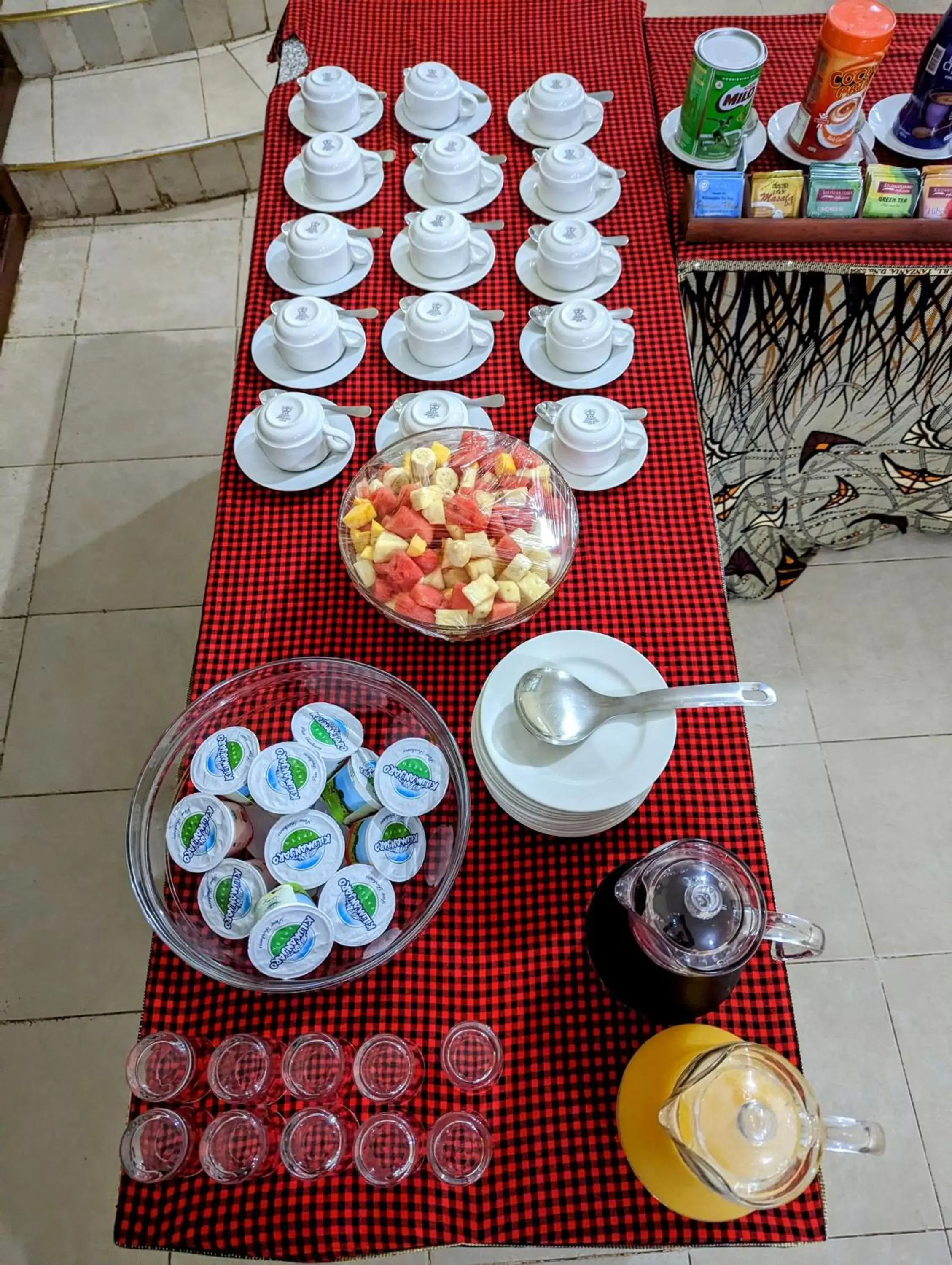 Food and drinks in Mvuli Hotels Arusha