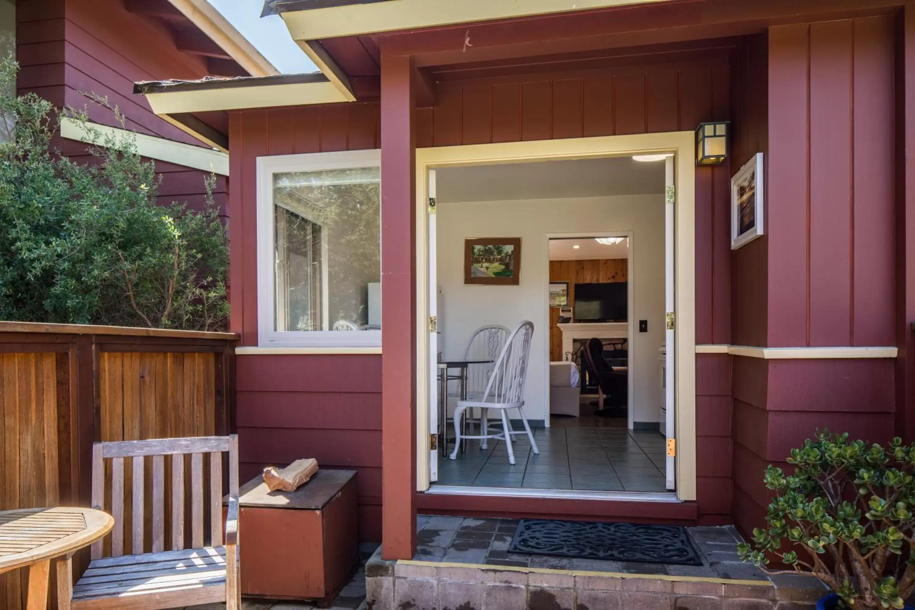 Patio in Andril Fireplace Cottages