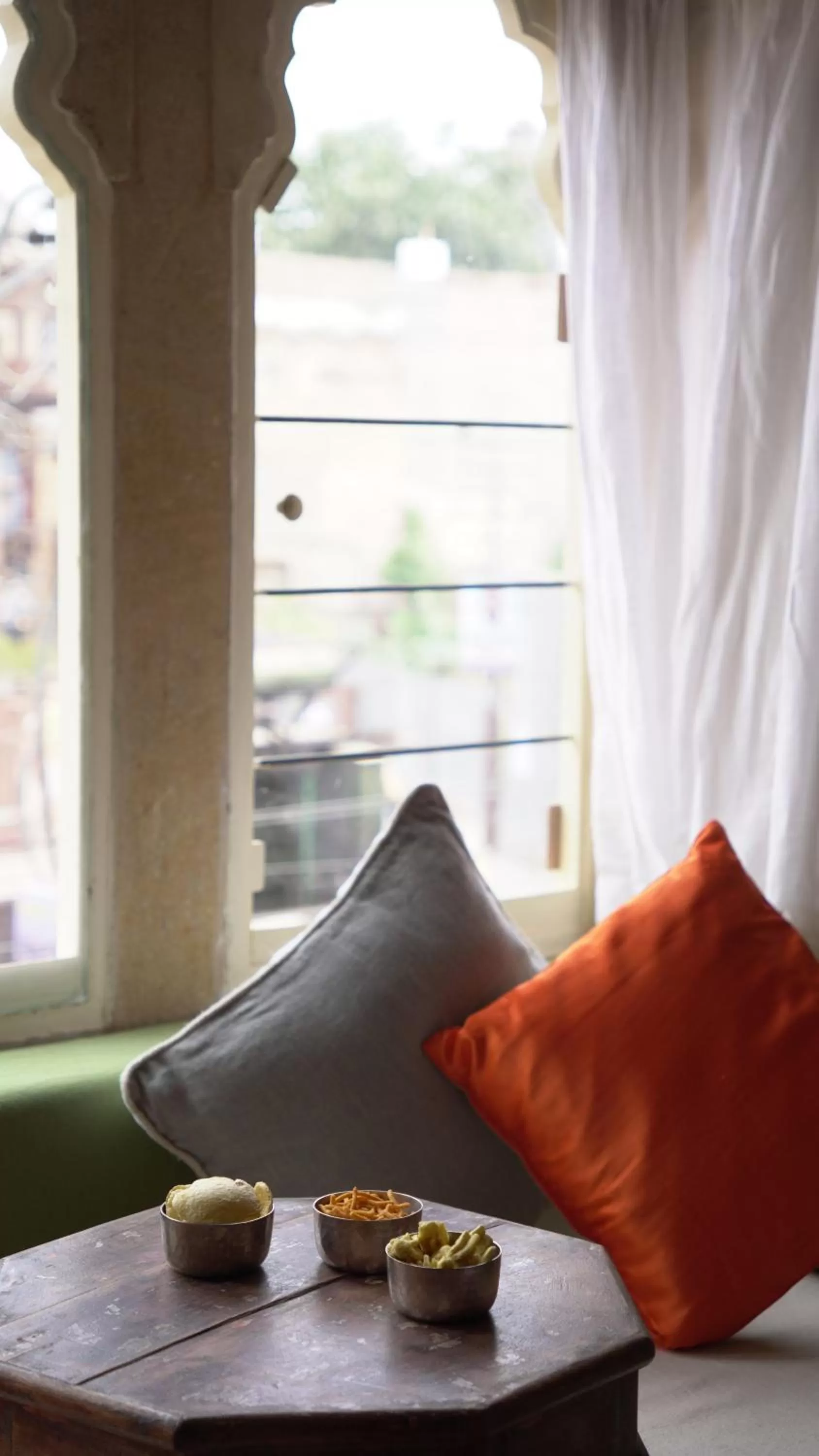 Seating area in The Stepwell Hotel