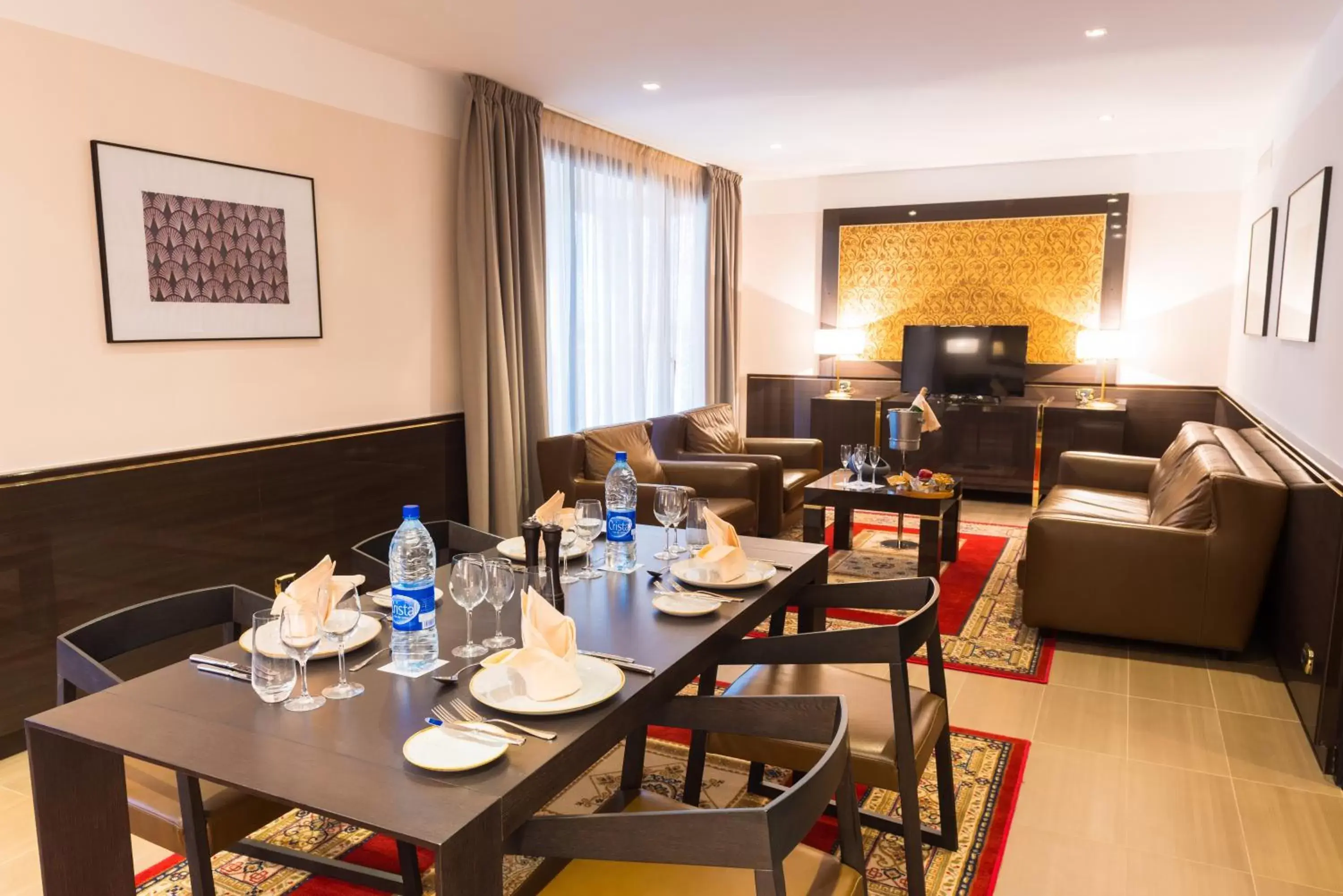 Living room, Restaurant/Places to Eat in Radisson Blu Hotel N'Djamena