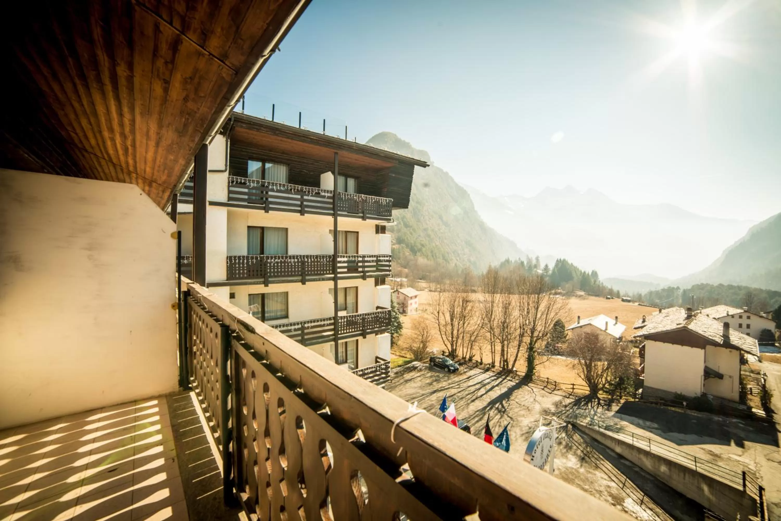 Balcony/Terrace in HG Hotel Italia