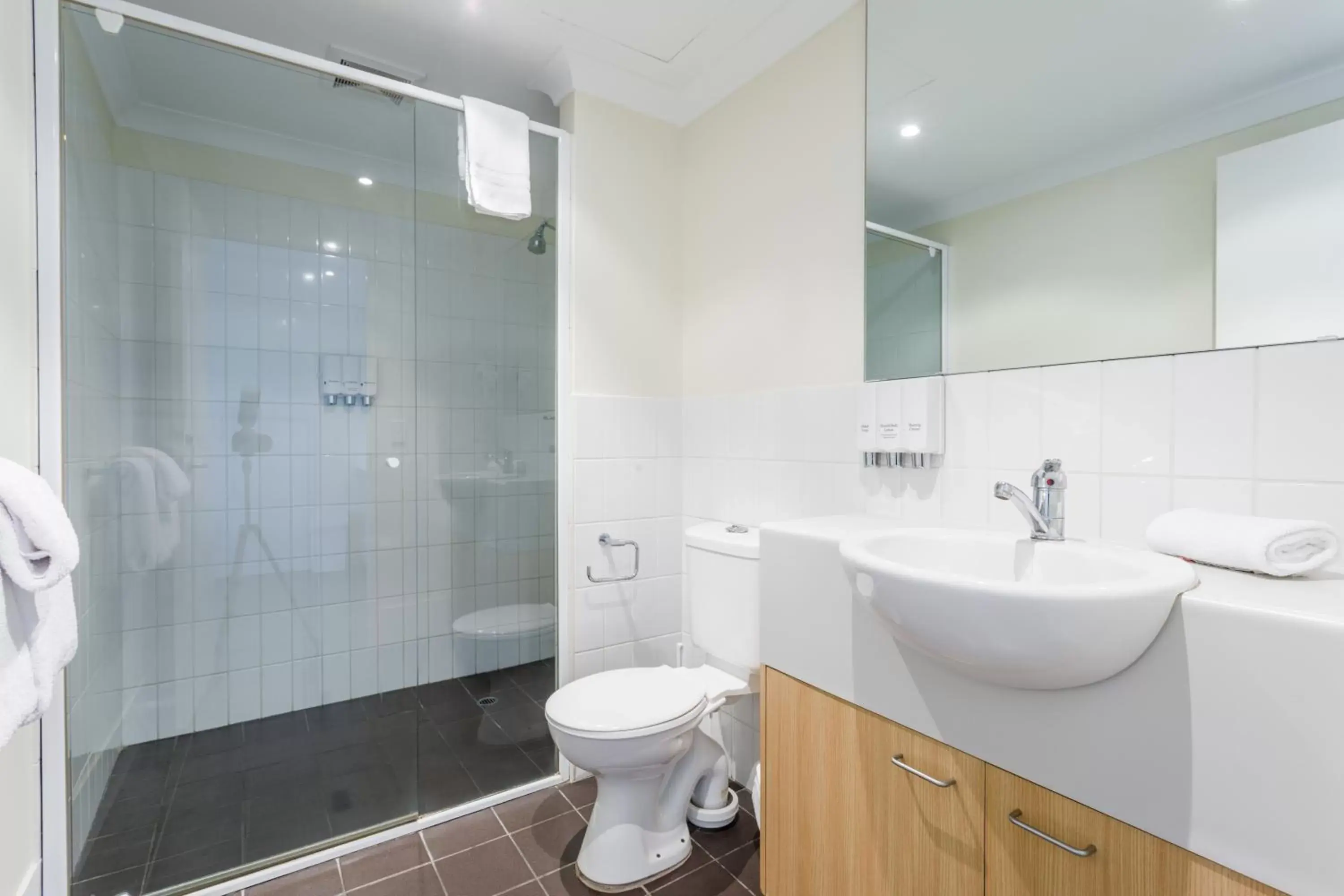 Bathroom in Perth Ascot Central Apartment Hotel