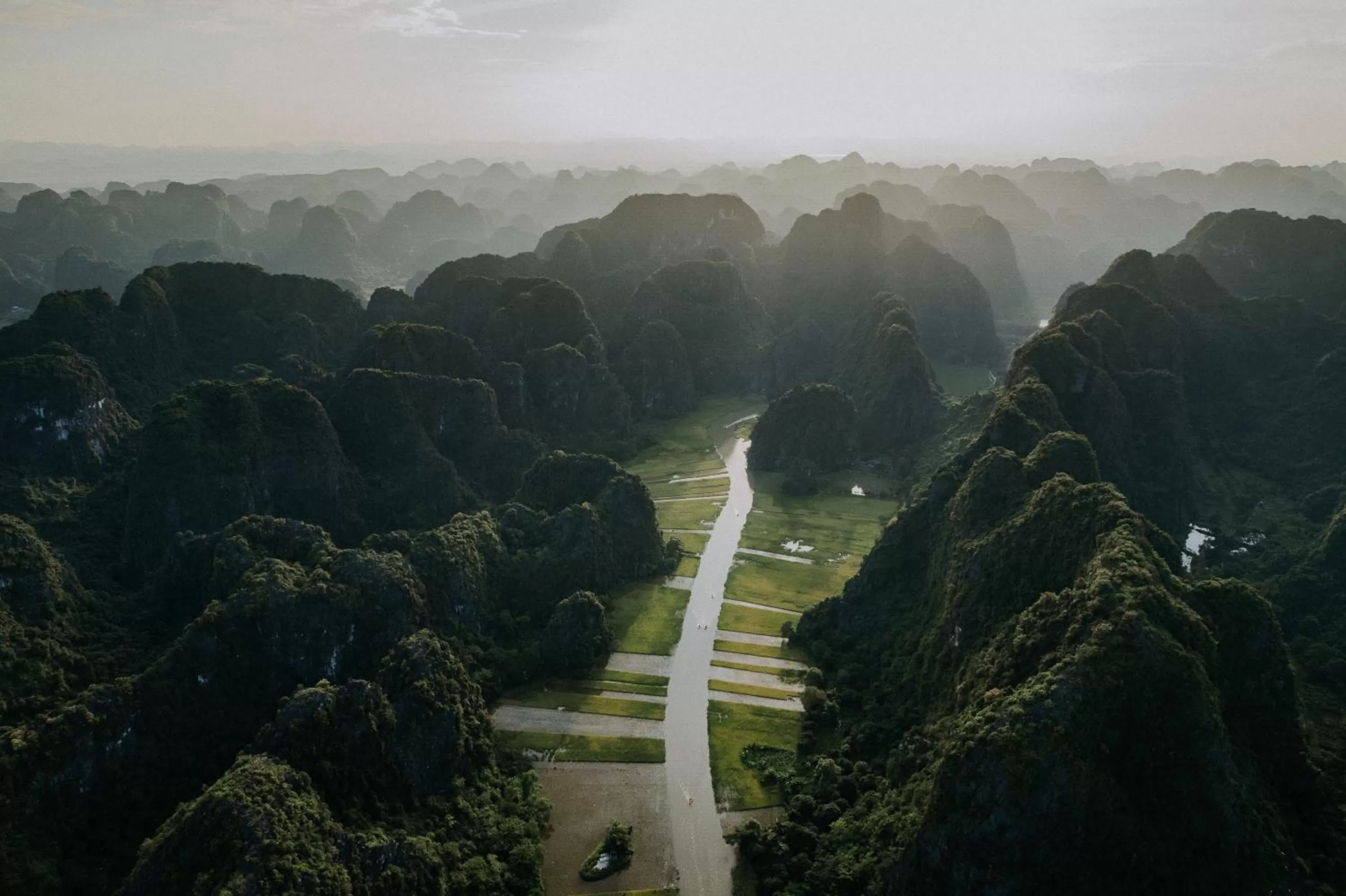 Natural landscape in Aravinda Resort Ninh Binh