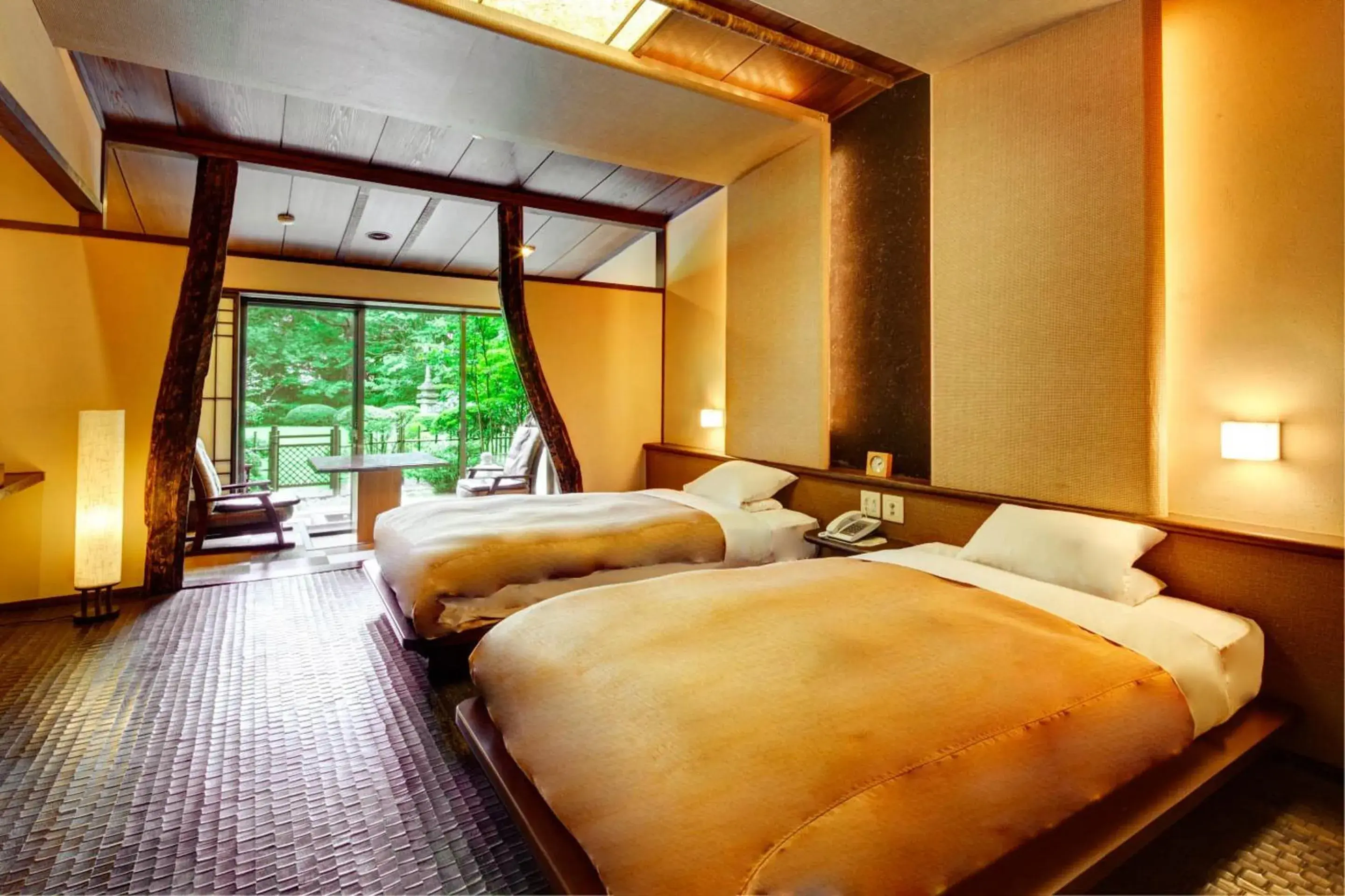 Photo of the whole room, Bed in Nasu Onsen Sanraku Photo of the whole room, Bed in Nasu Onsen Sanraku