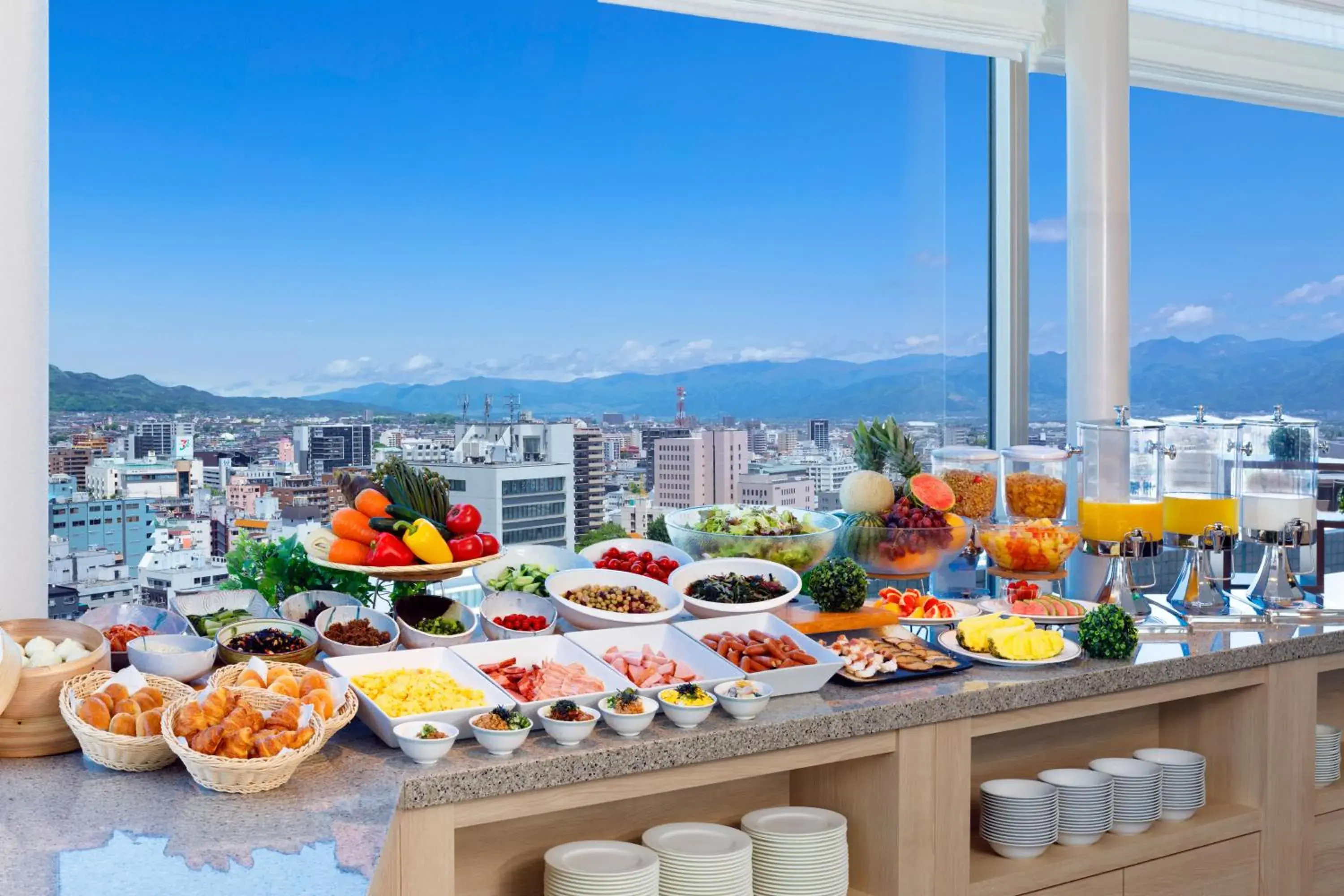 Restaurant/places to eat in Hotel Jal City Nagano