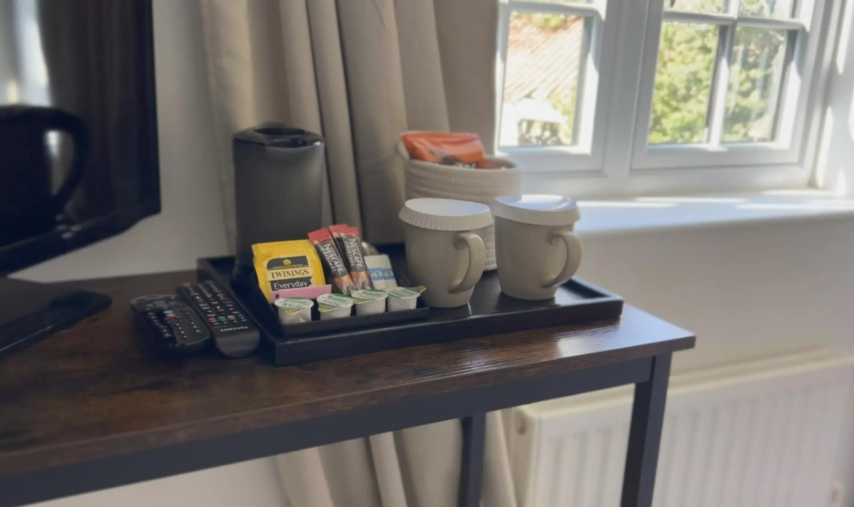 Coffee/tea facilities in Tumbleweed Cottage