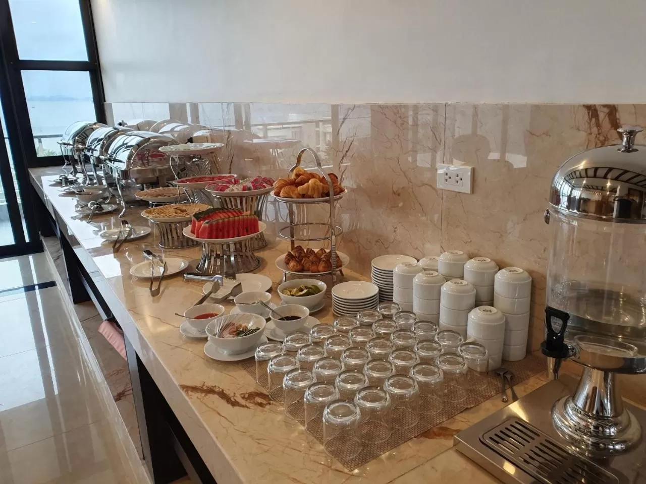 Food close-up in Golden Palm HaLong Hotel