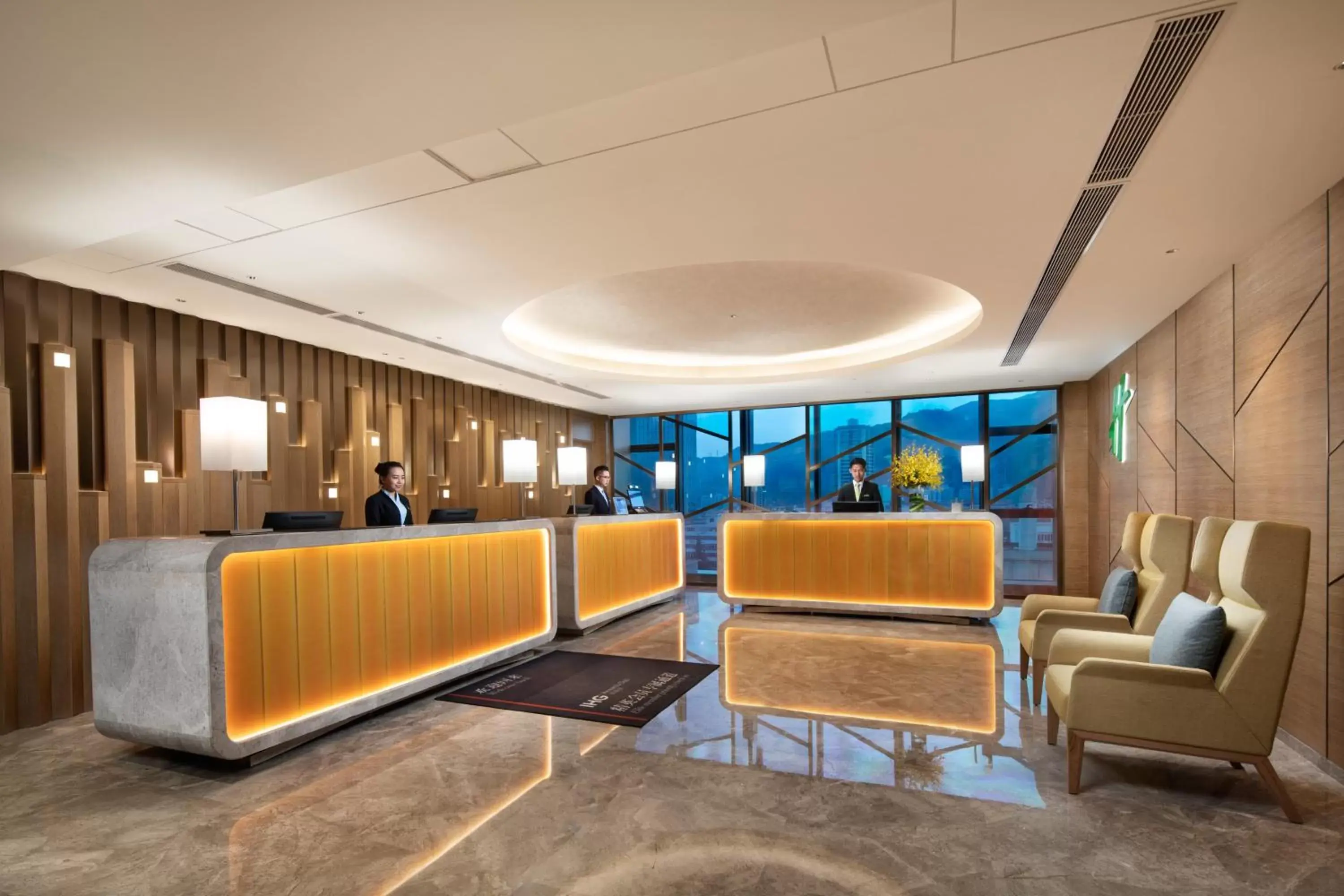 Property building, Lobby/Reception in Holiday Inn & Suites Lanzhou Center, an IHG Hotel