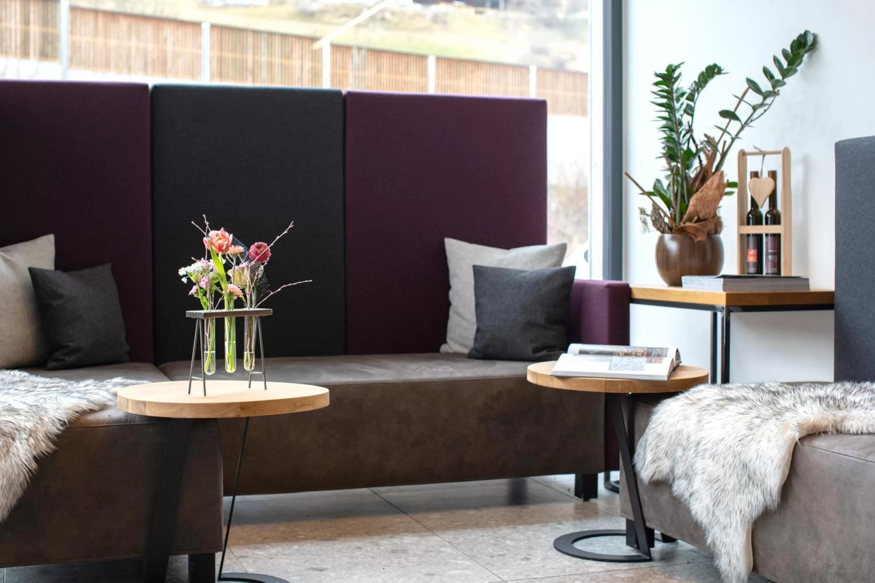 Lobby or reception in Emma Deluxe Aparthotel direkt beim Skibus