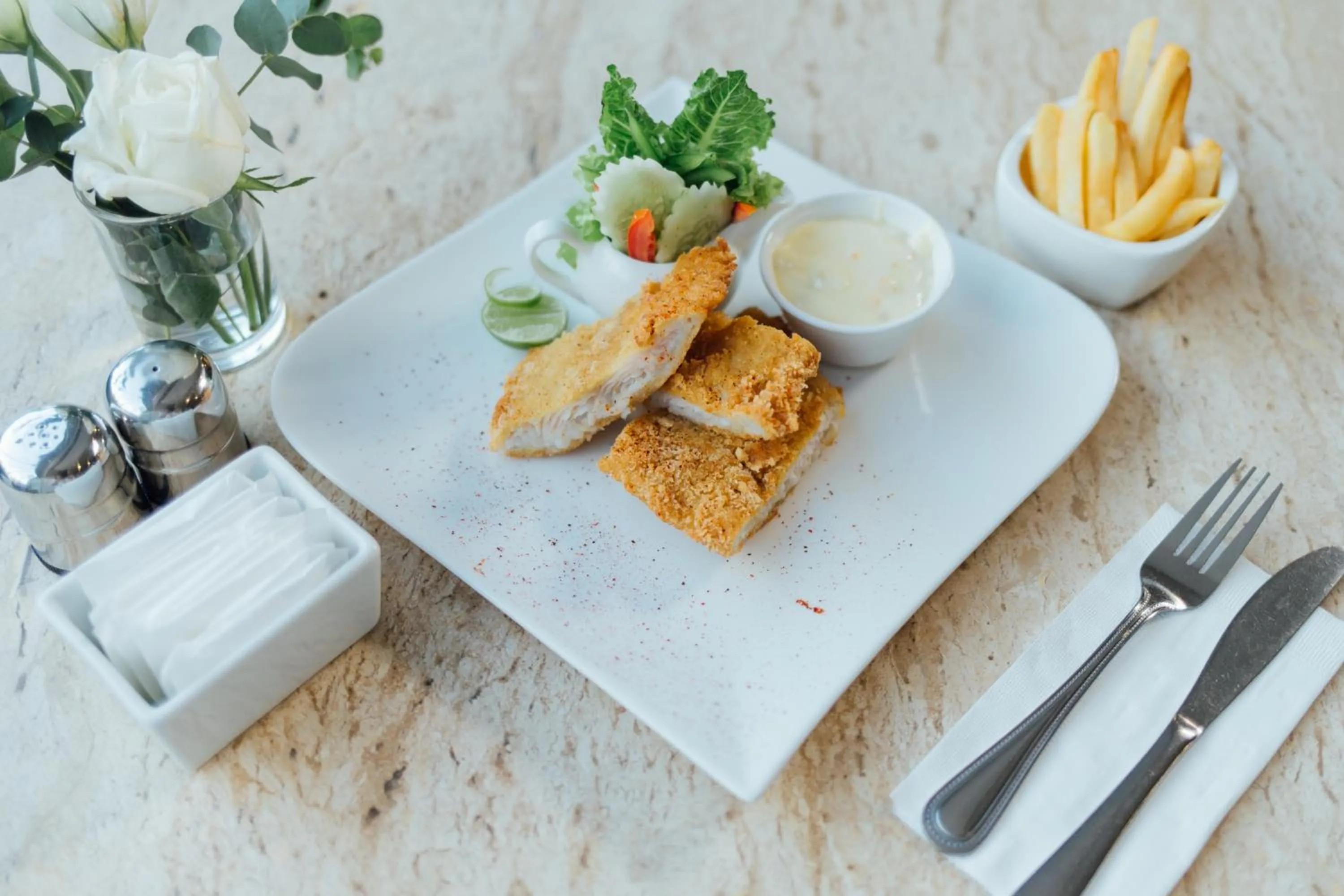 Food close-up in Seasons Siam Hotel