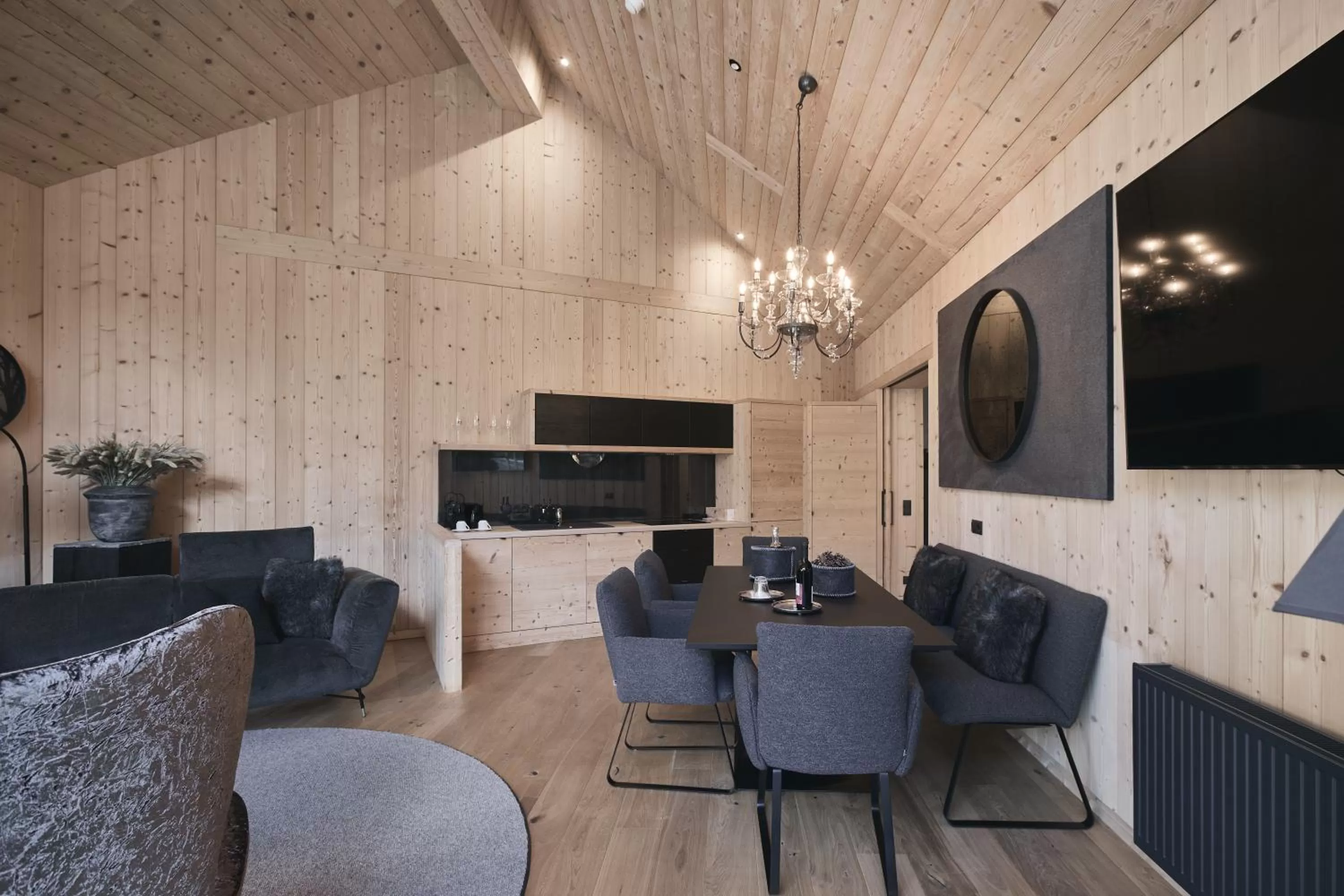 Living room in Tenne Lodges