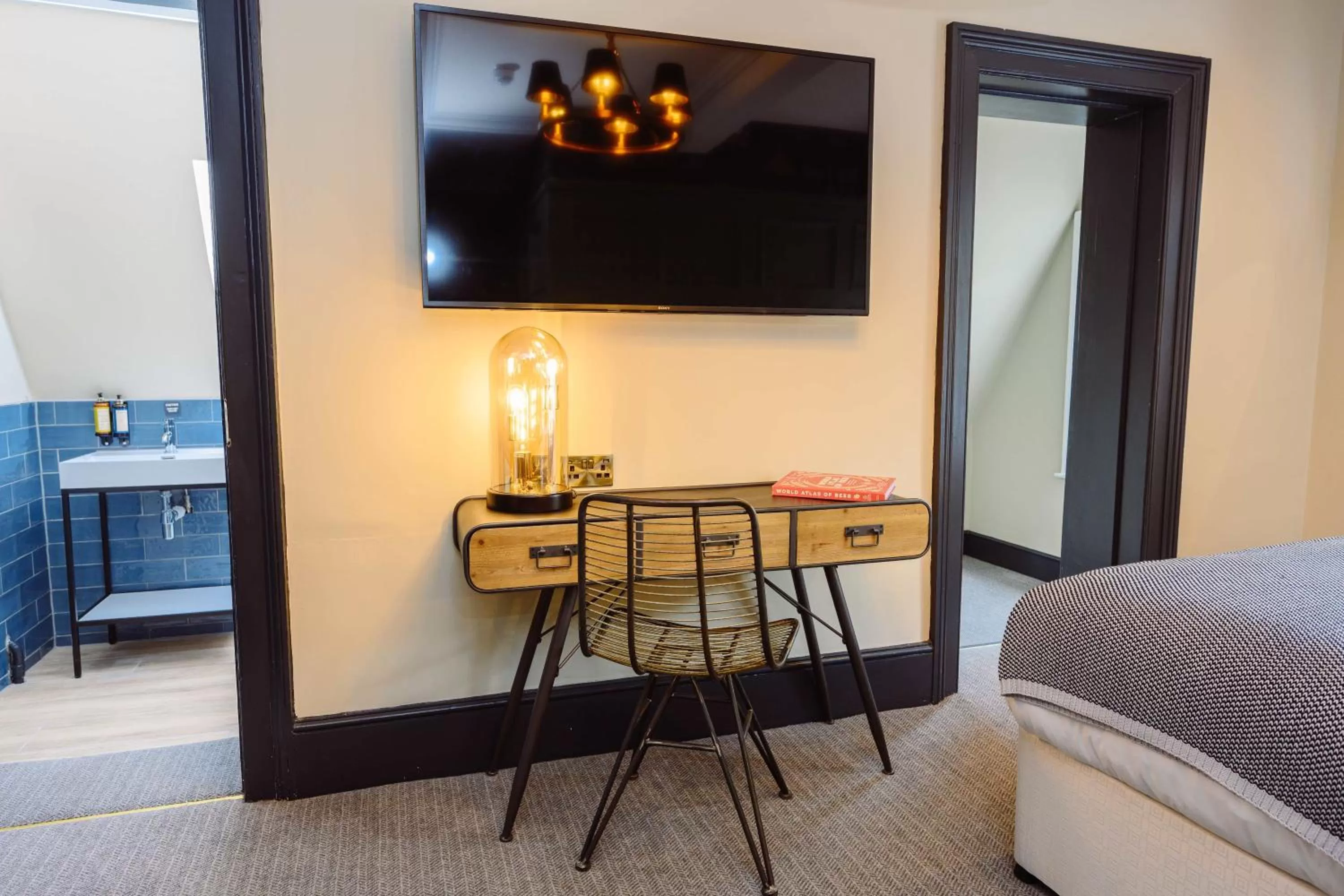 Bed in Brewhouse and Kitchen