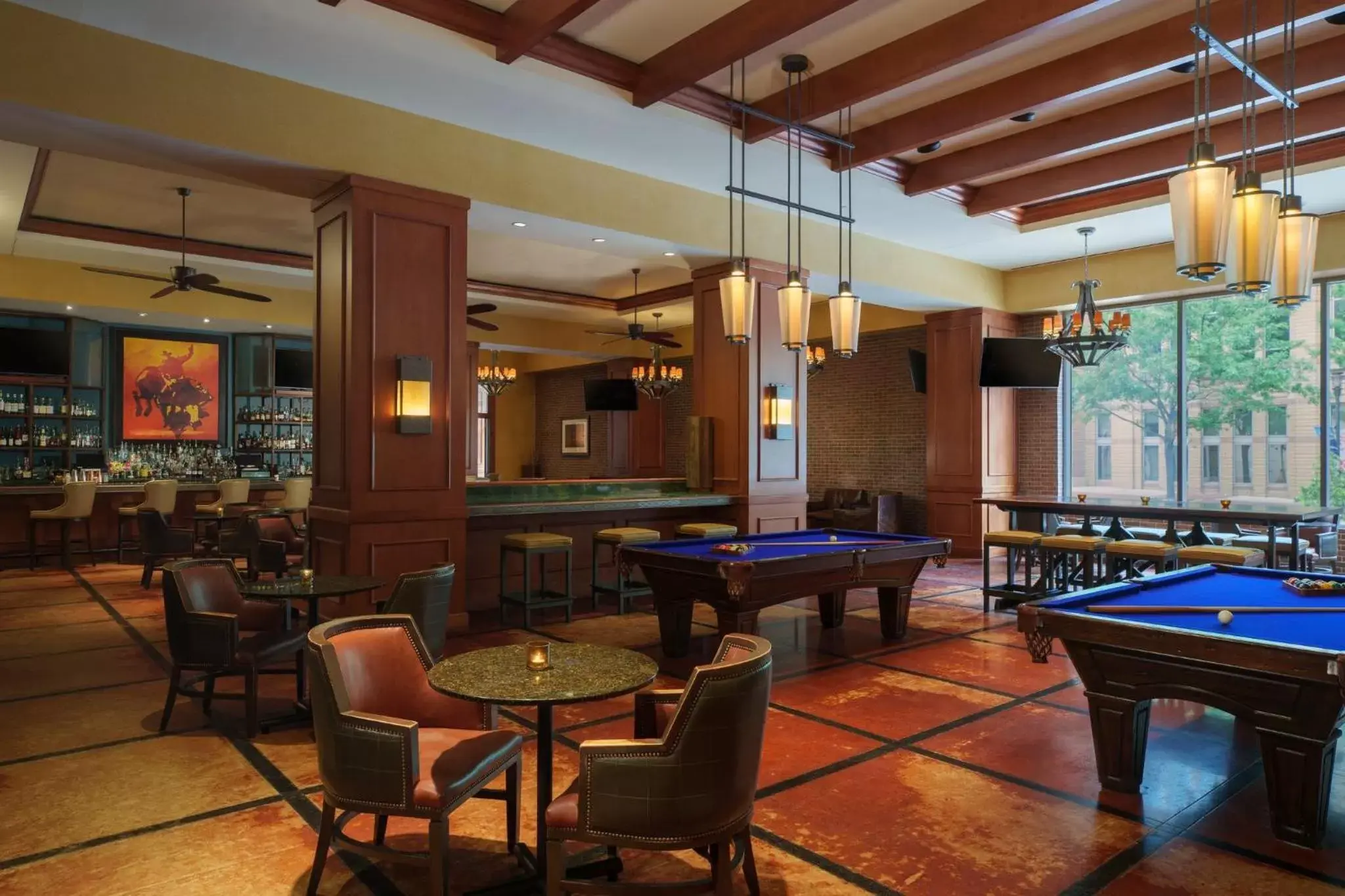 Restaurant/places to eat, Billiards in Omni Fort Worth Hotel
