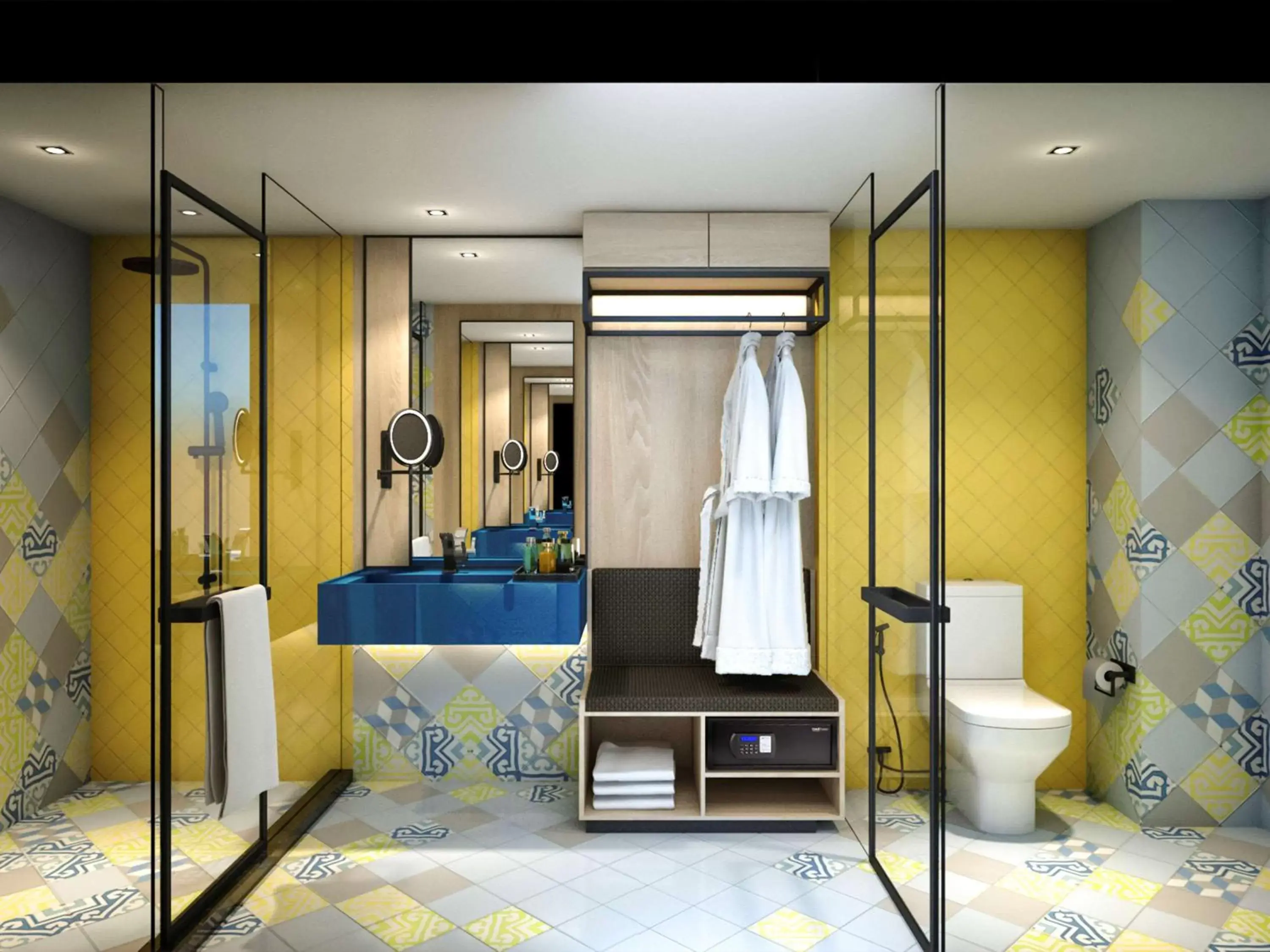 Photo of the whole room, Bathroom in ibis Styles Bangkok Silom