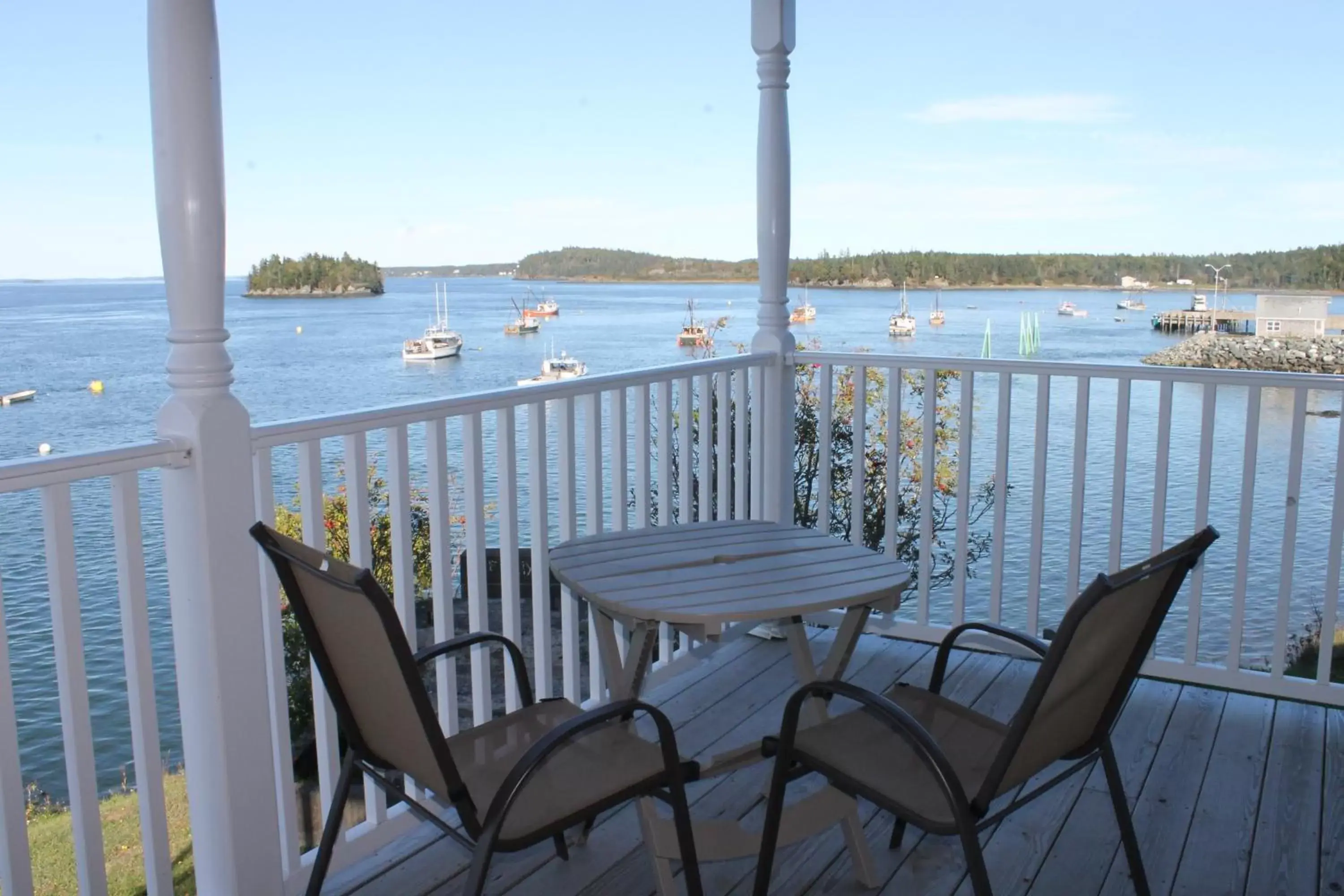 Balcony/Terrace in The Inn on the Wharf