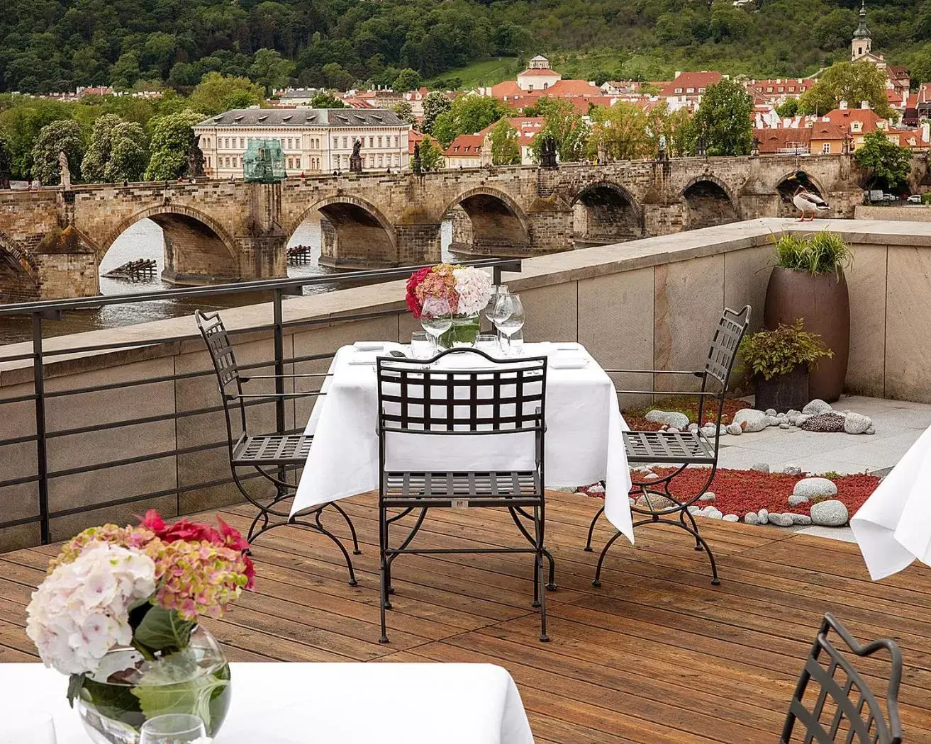 Balcony/Terrace in Four Seasons Hotel Prague