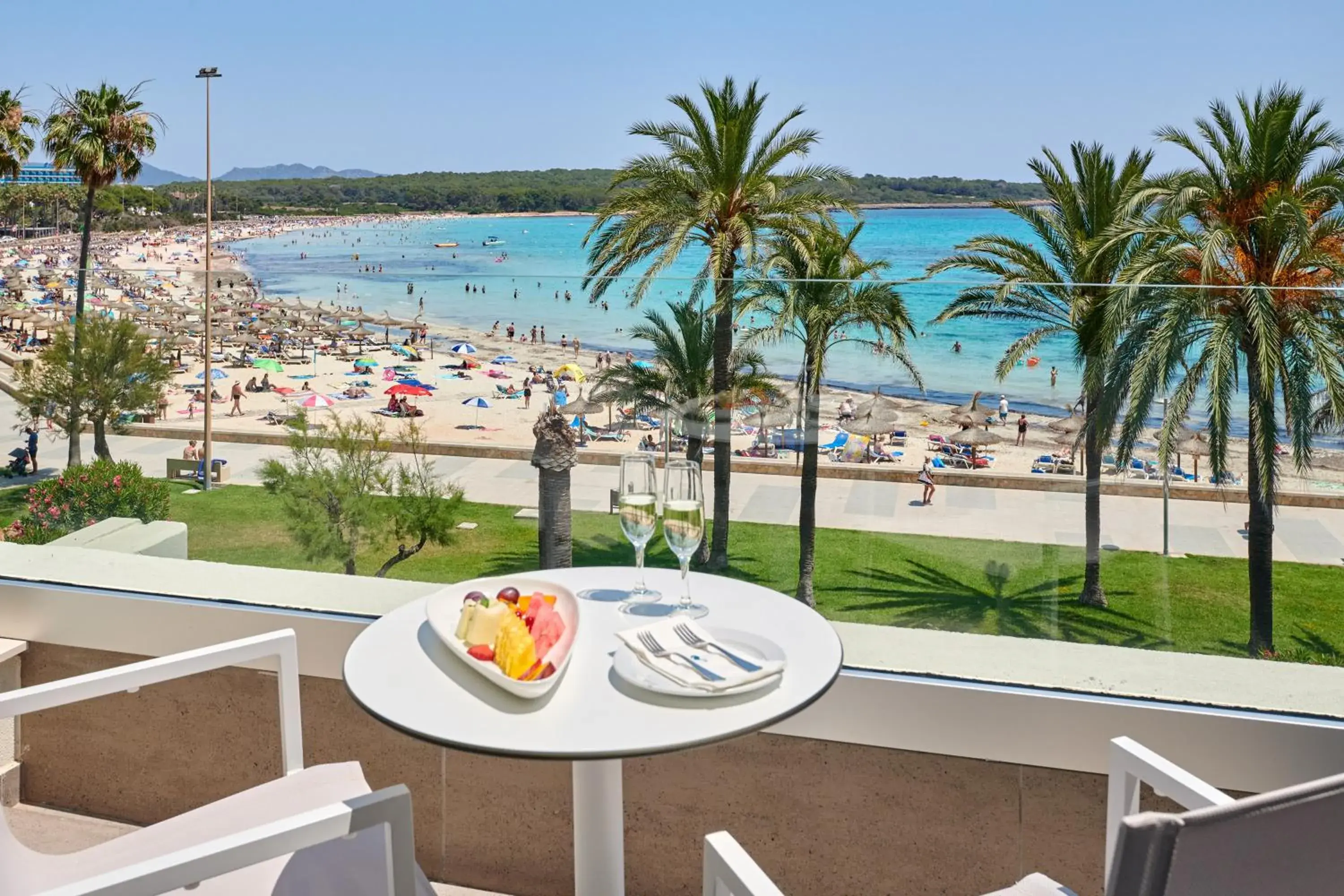 Balcony/Terrace in Hipotels Mediterraneo Hotel - Adults Only