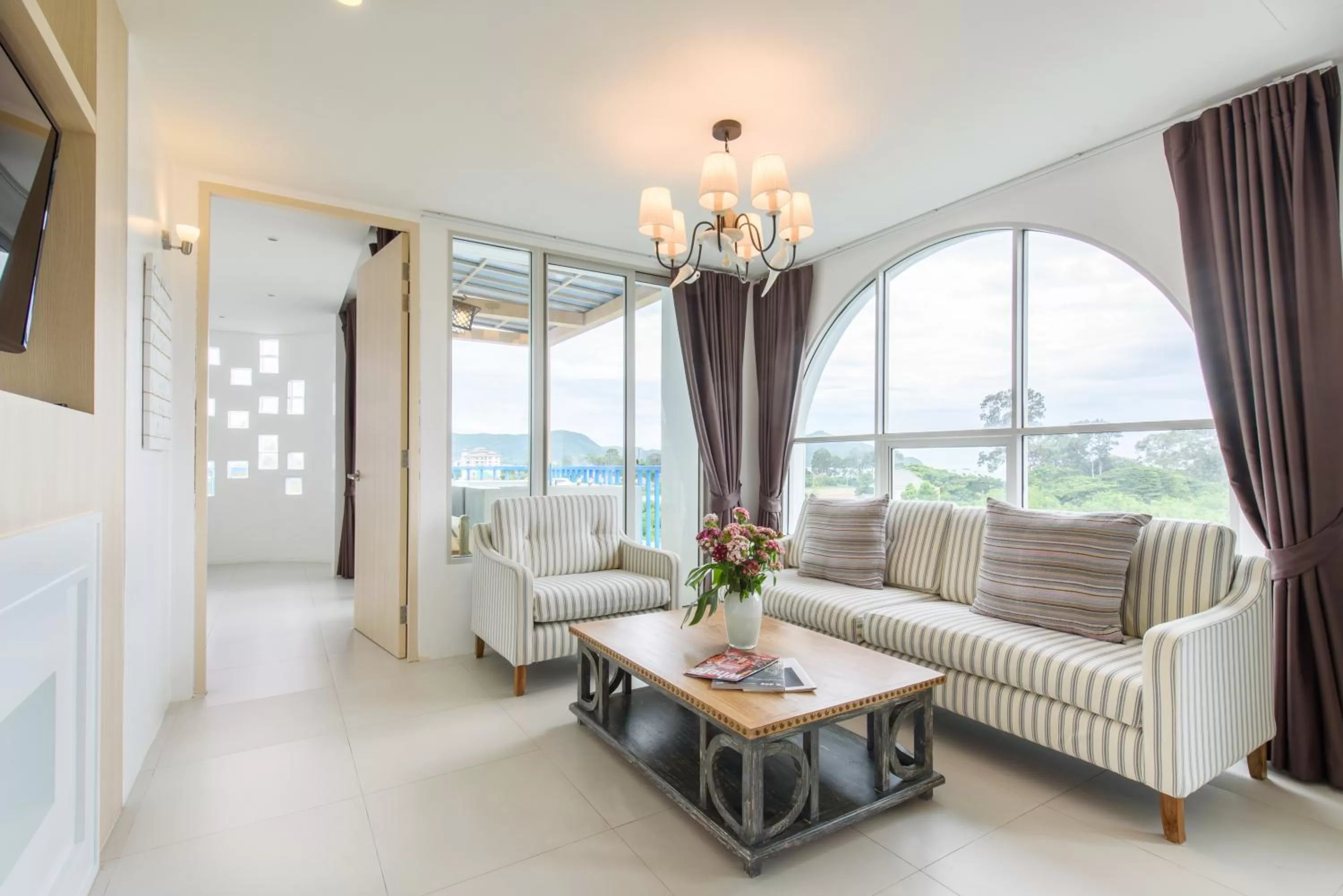 Living room in Costa Village Bangsaray