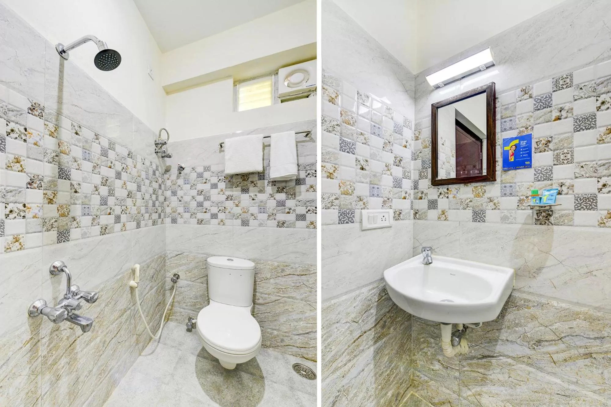 Toilet in FabHotel Sky Bay Residency - Near Kodambakkam Railway Station