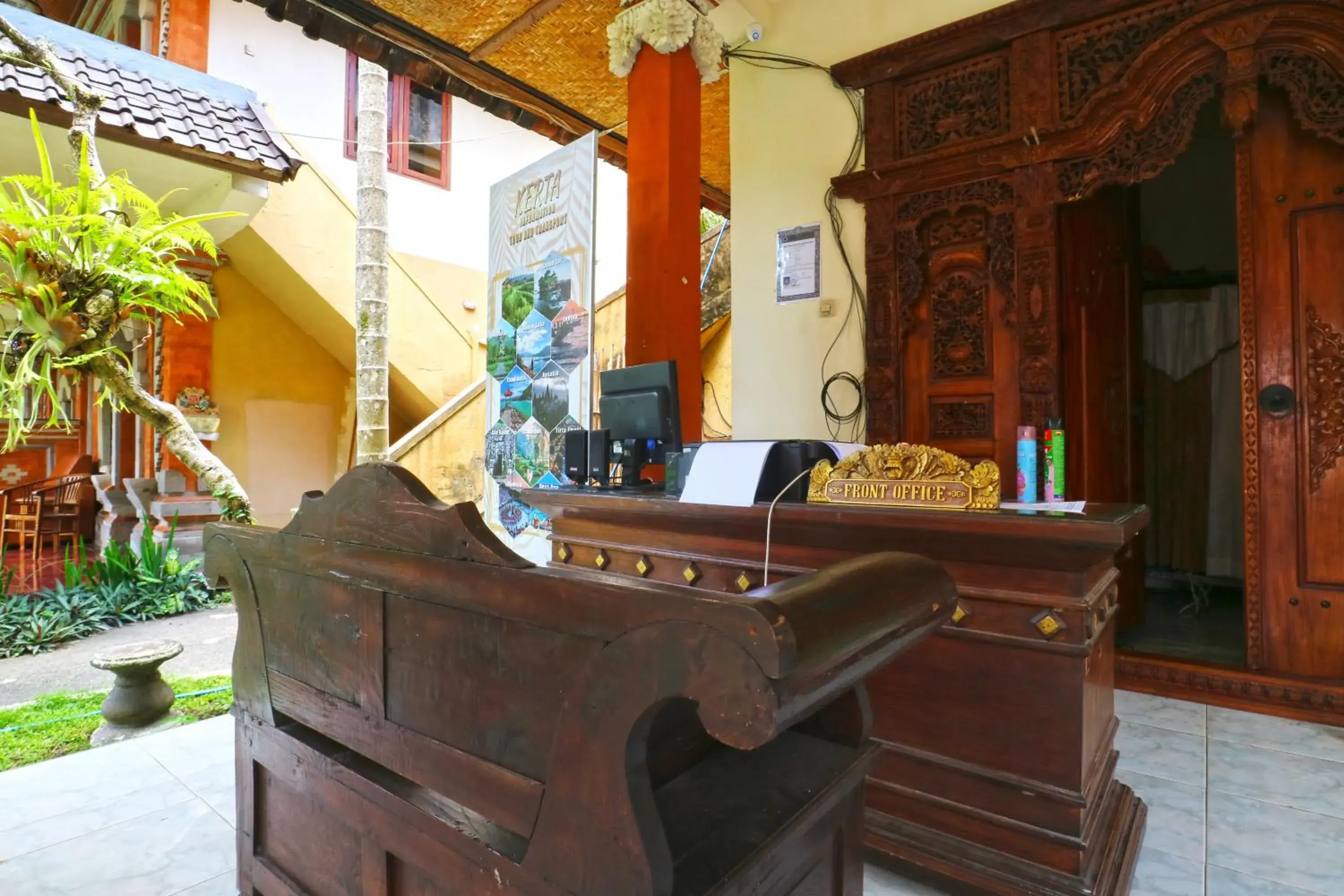 Lobby or reception in Ubud Kerta City Hotel Lobby or reception in Ubud Kerta City Hotel