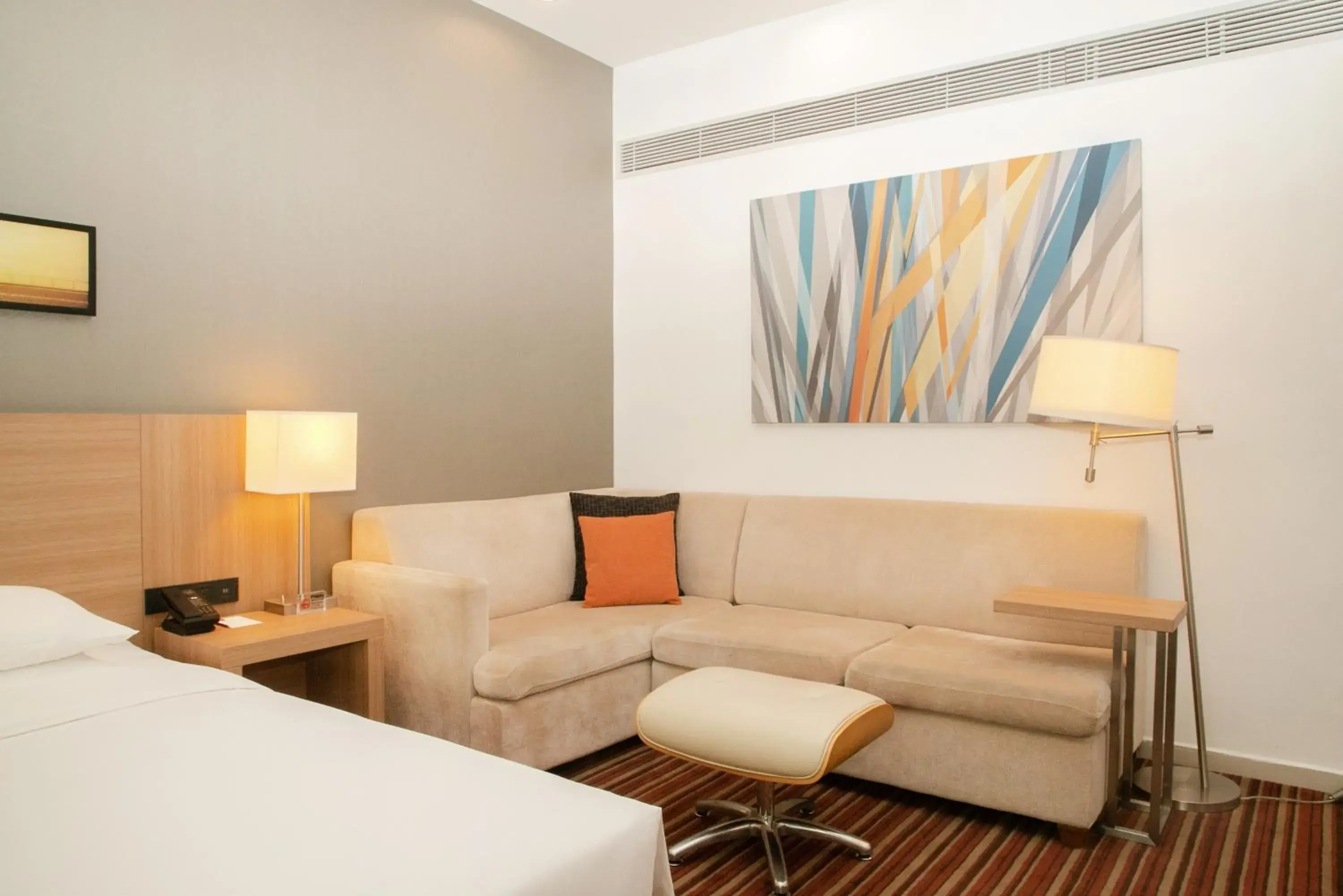 Decorative detail, Bed in Hyatt Place Shenzhen Airport Decorative detail, Bed in Hyatt Place Shenzhen Airport