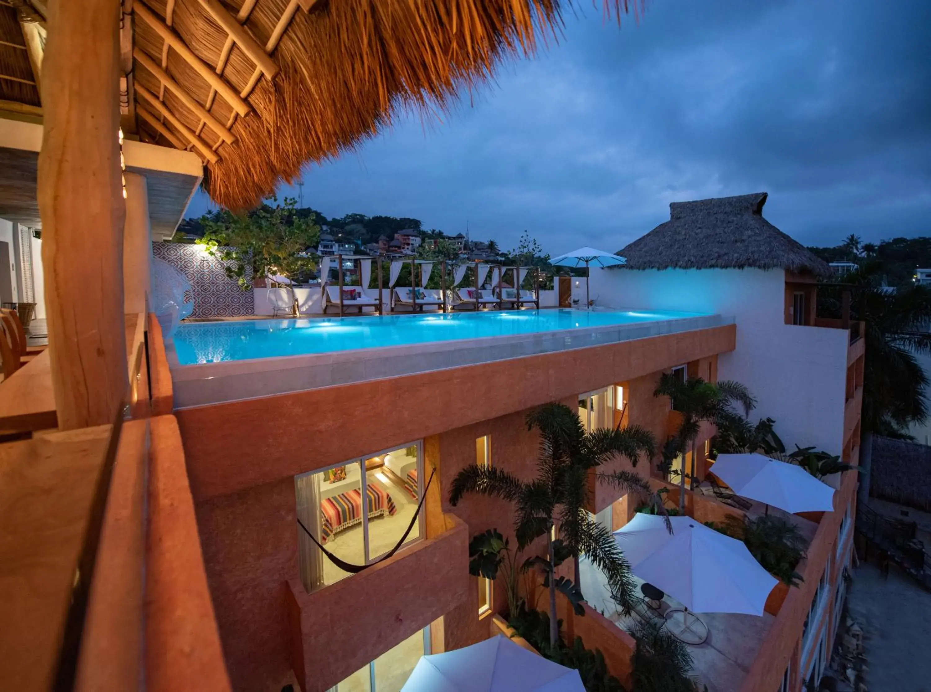 Swimming pool, Pool View in Sayulinda Hotel