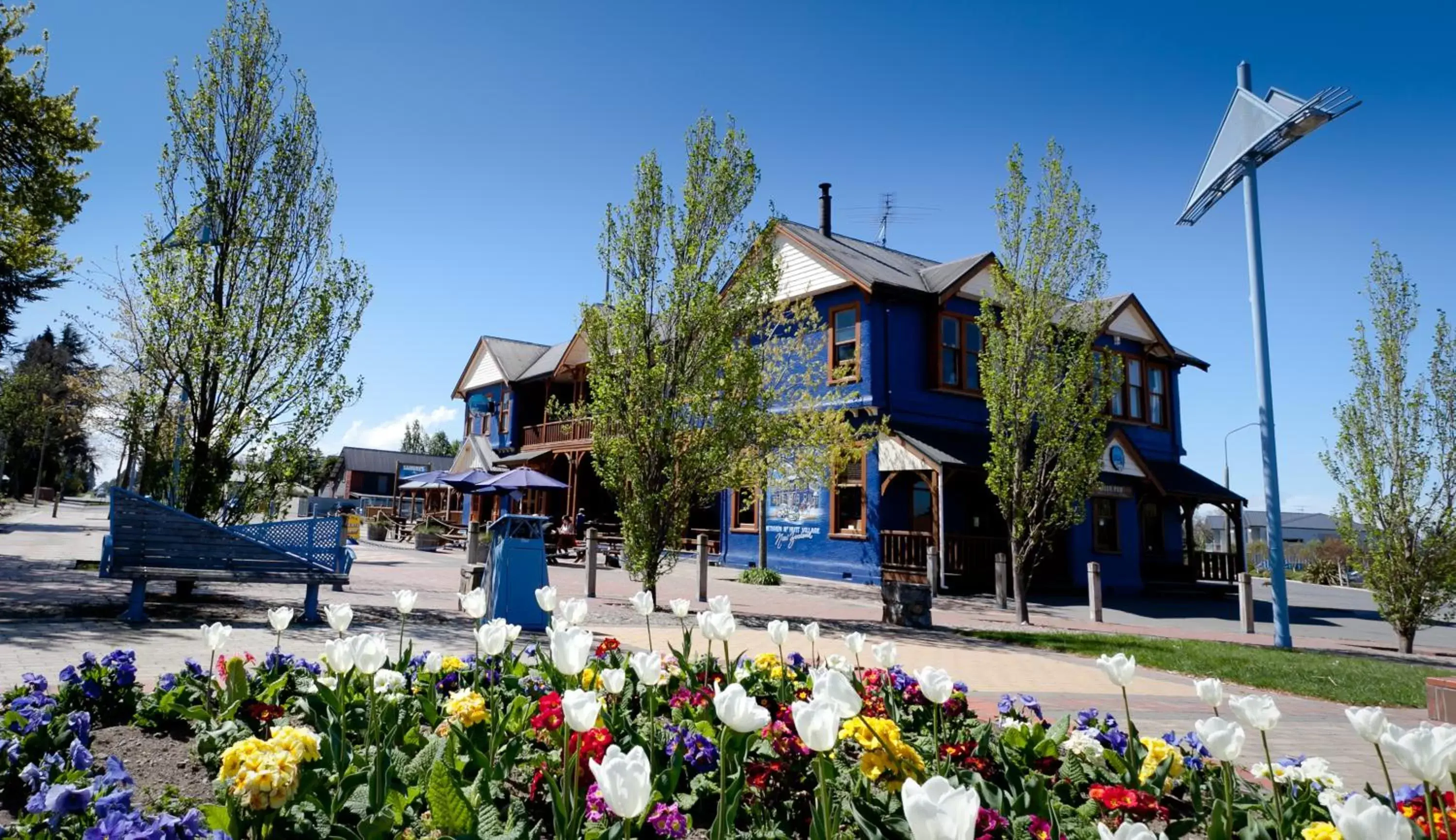 Summer, Property Building in The Blue Pub