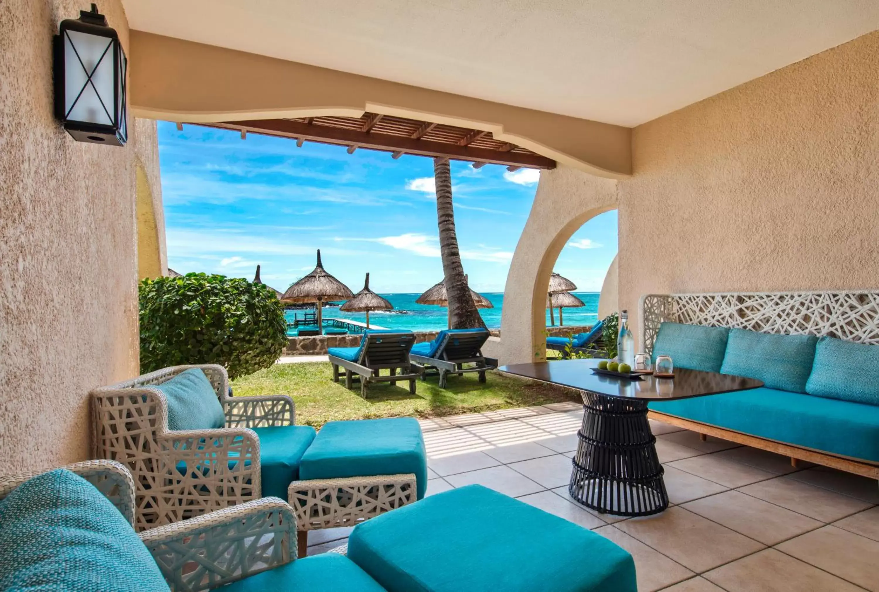 Balcony/Terrace in Constance Belle Mare Plage