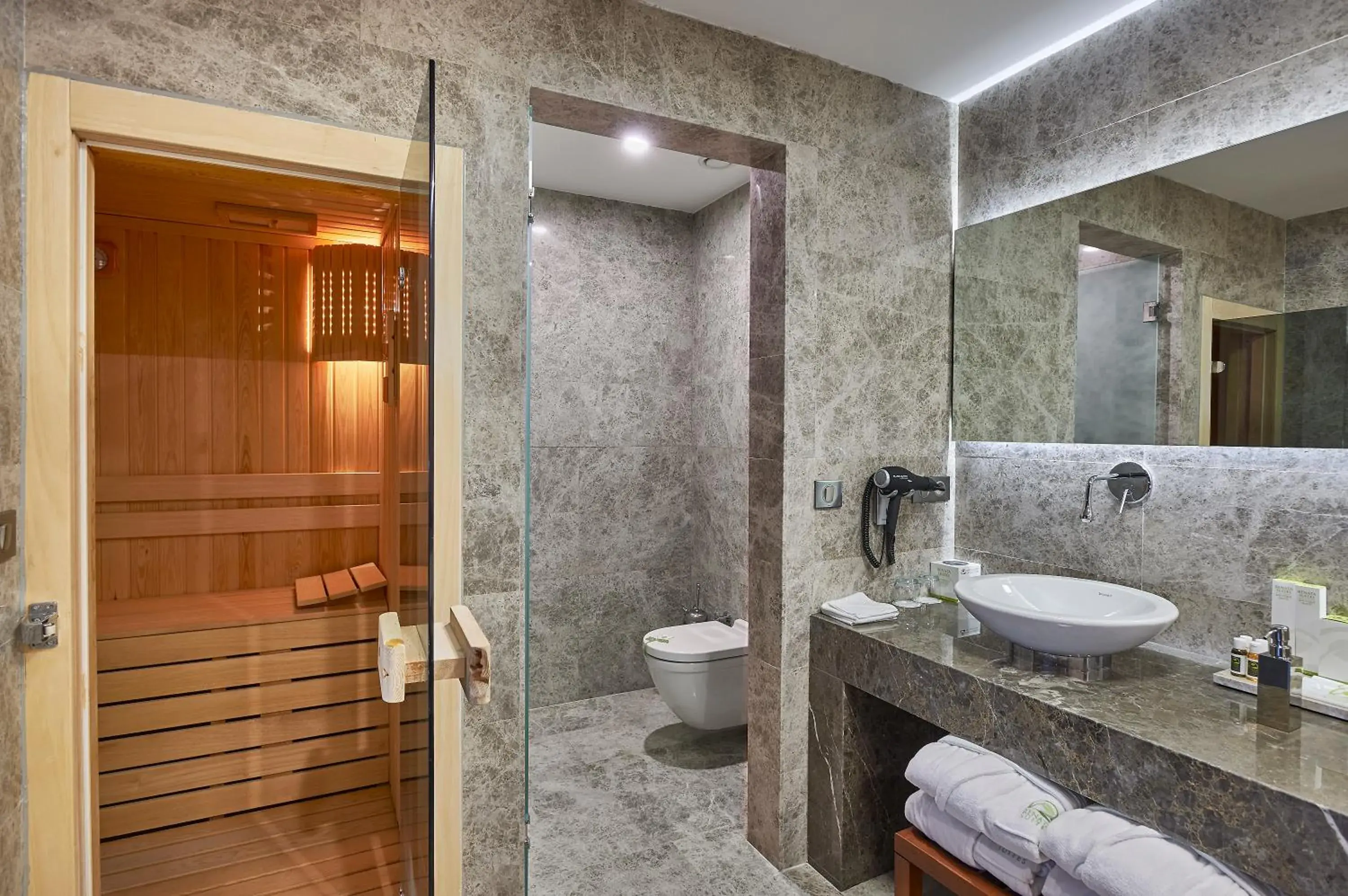 Sauna, Bathroom in Renata Suites Boutique Hotel