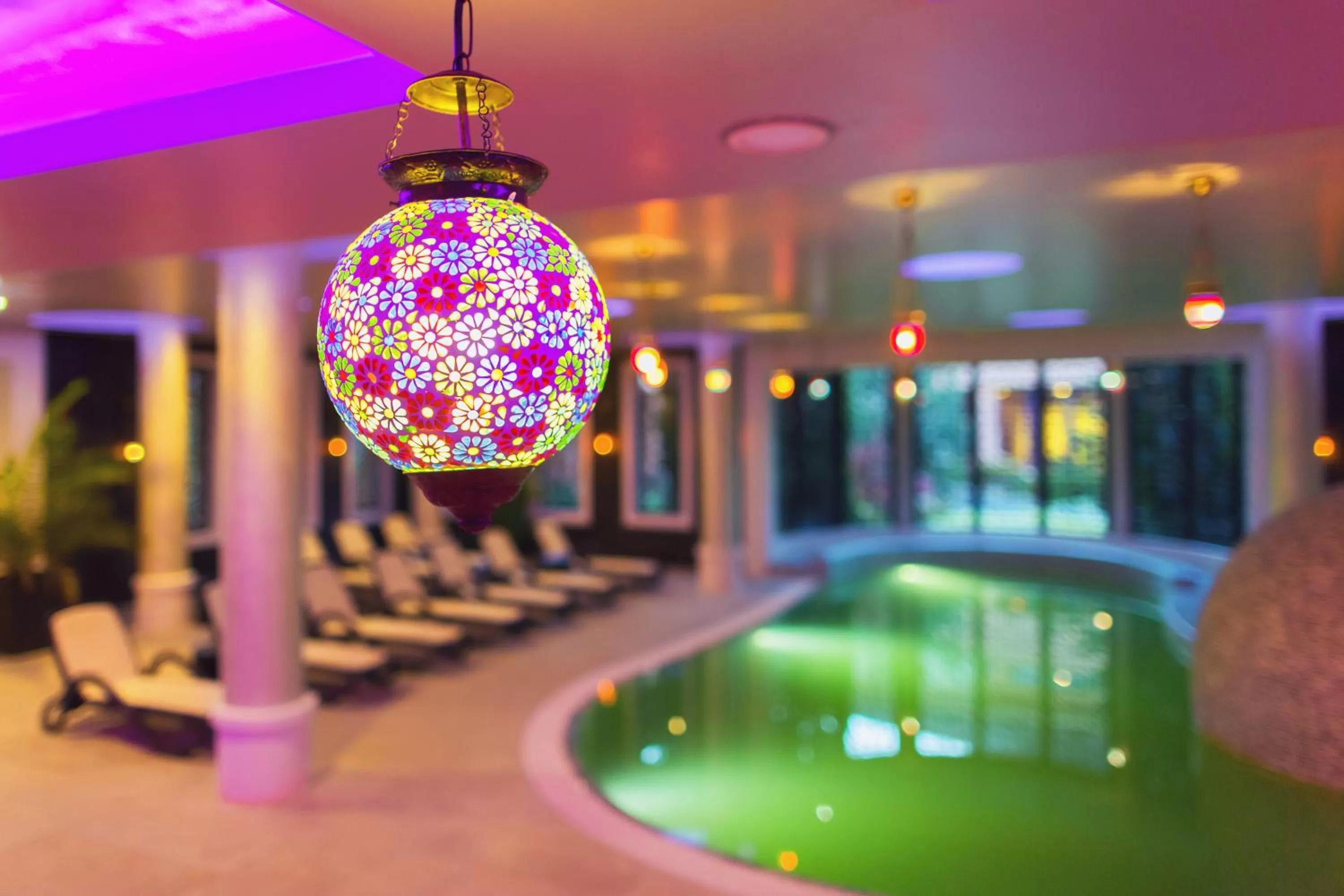 Hot Spring Bath in Caramell Premium Resort