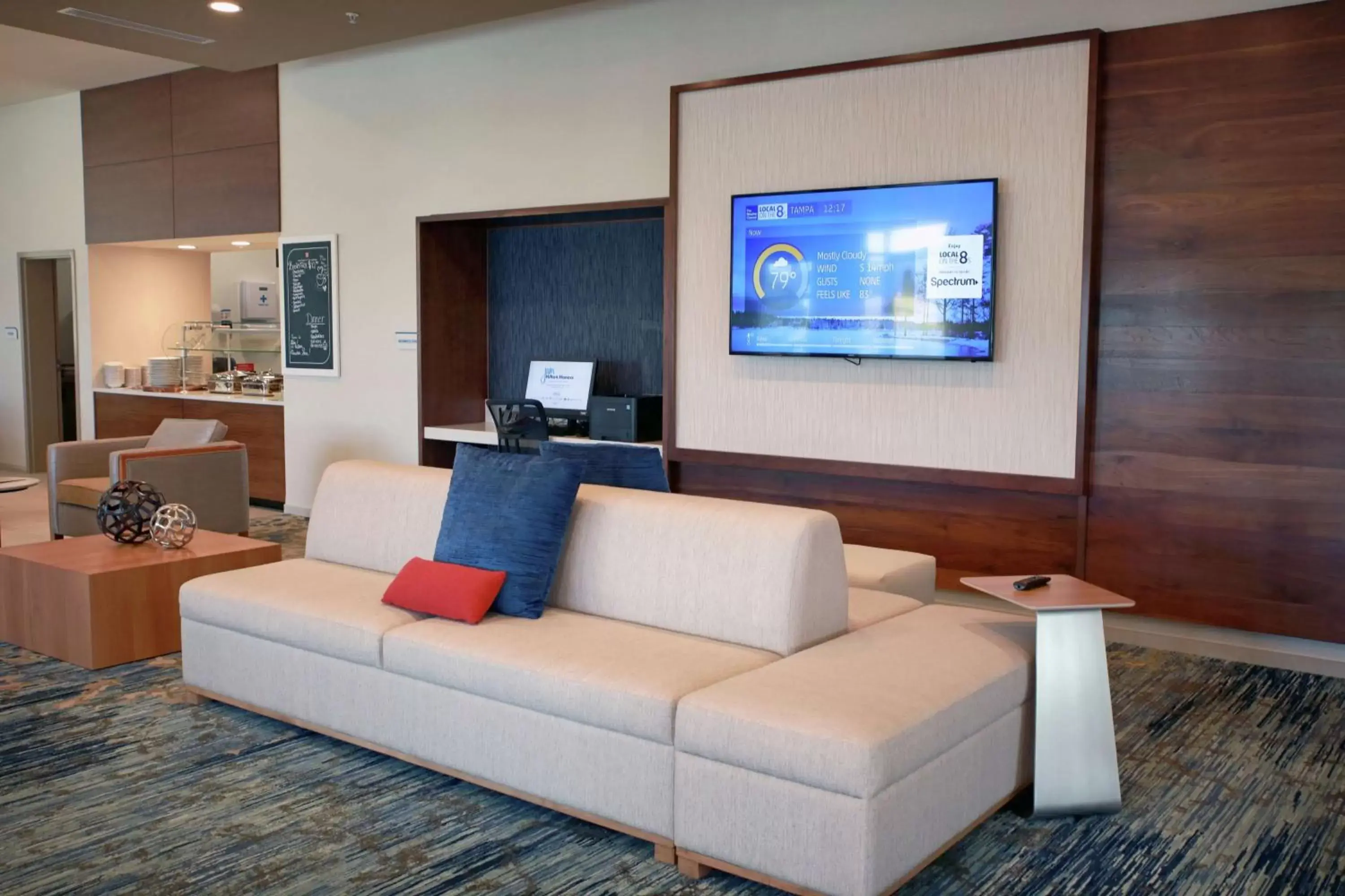 Lobby or reception, Seating Area in Hilton Garden Inn Tampa - Wesley Chapel