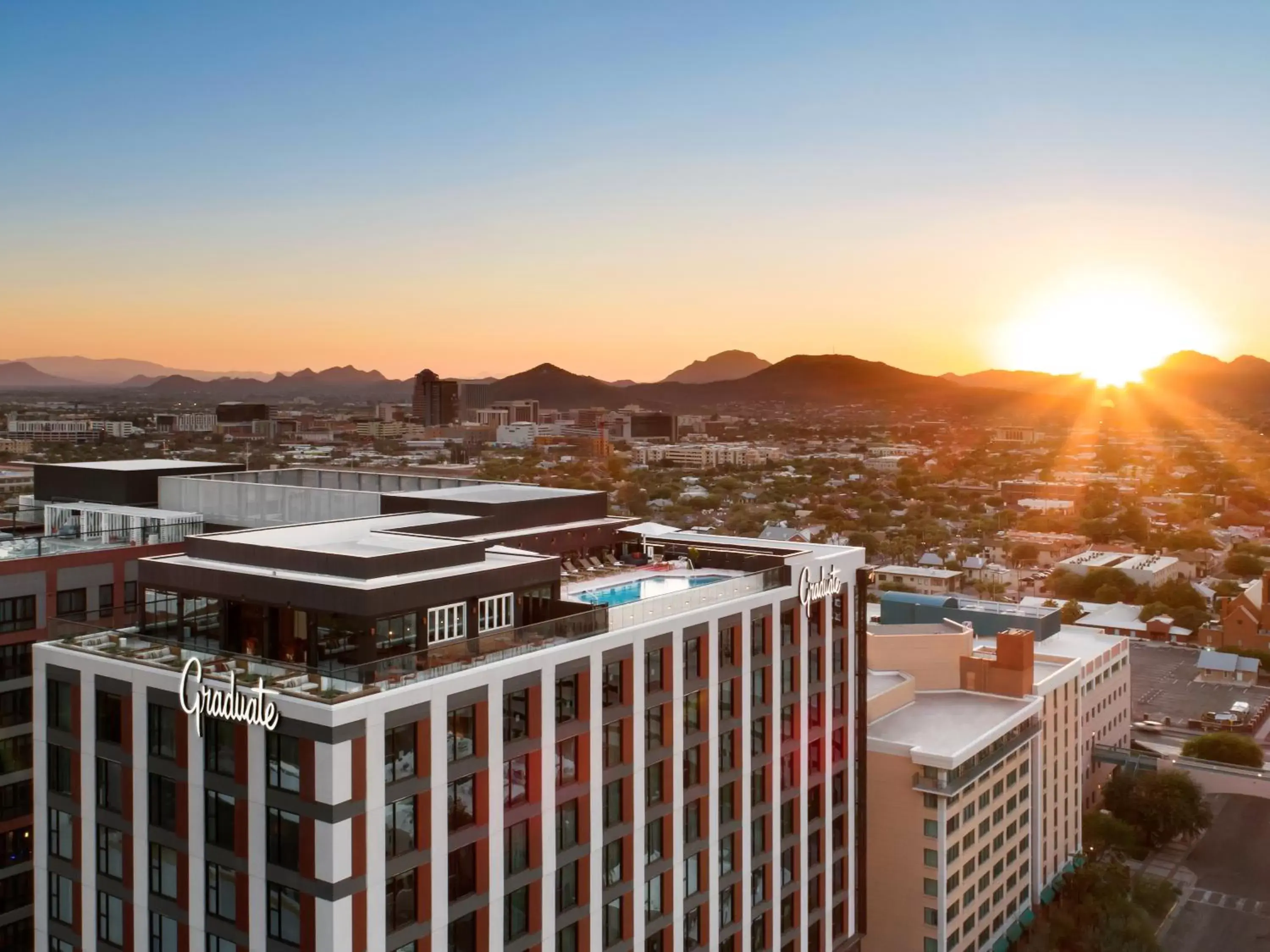 Bird's eye view in Graduate Tucson