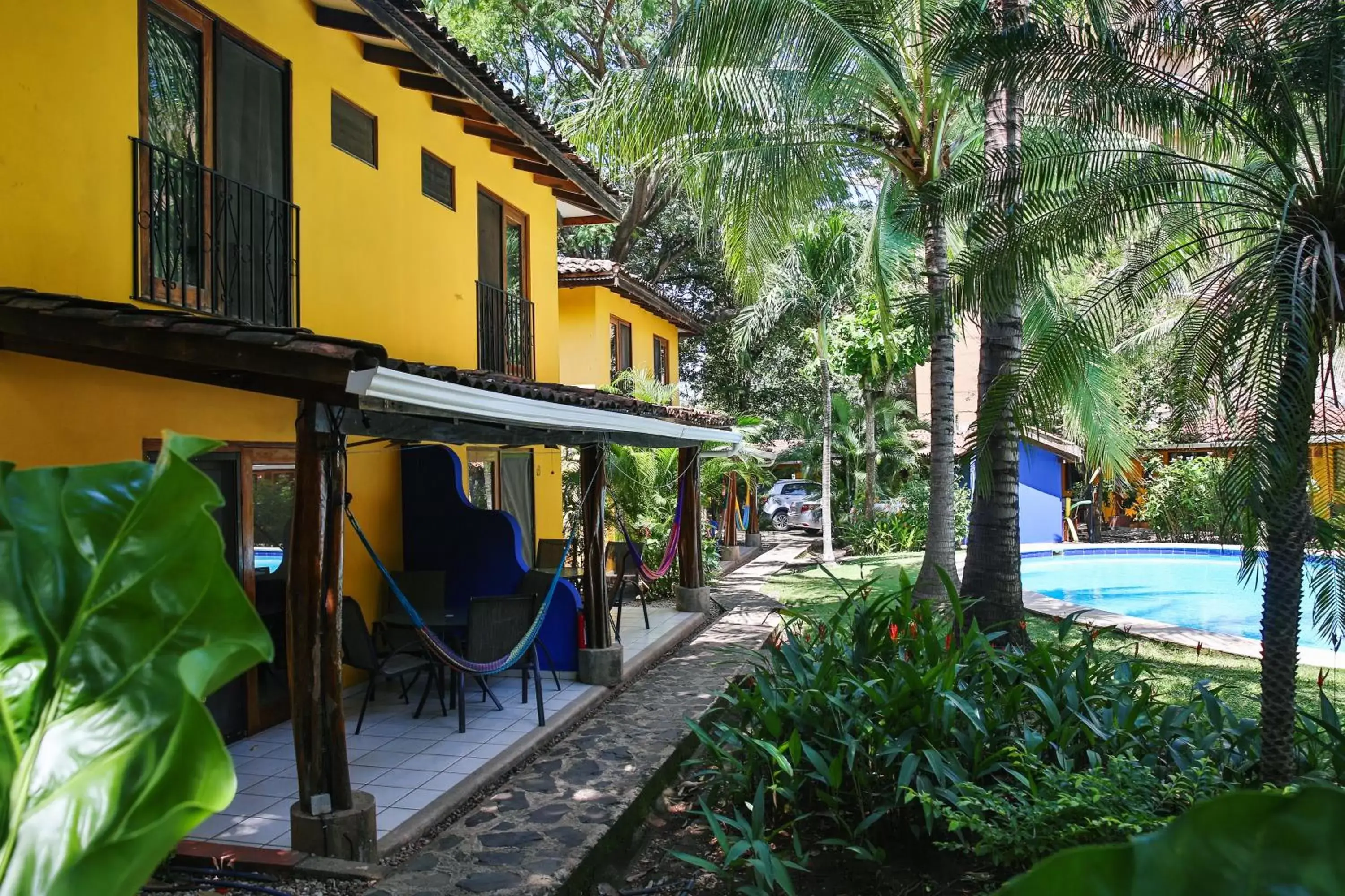 Patio, Swimming Pool in Villas Macondo