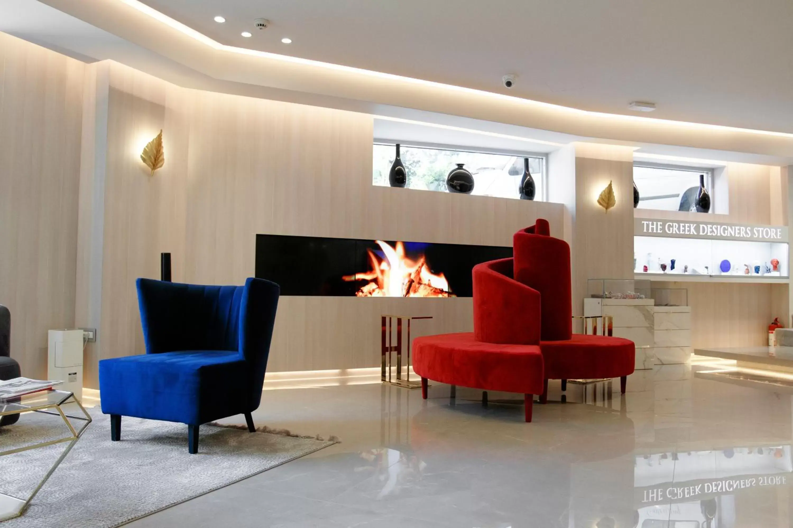 Lobby or reception in St George Lycabettus Lifestyle Hotel