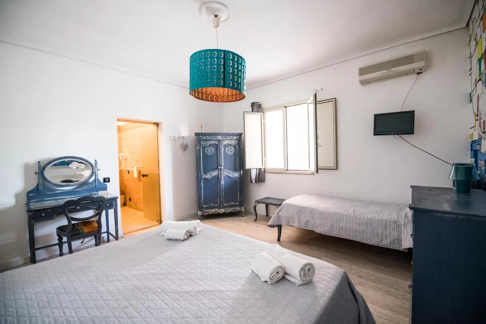 Bed in Villa Scilla e Cariddi