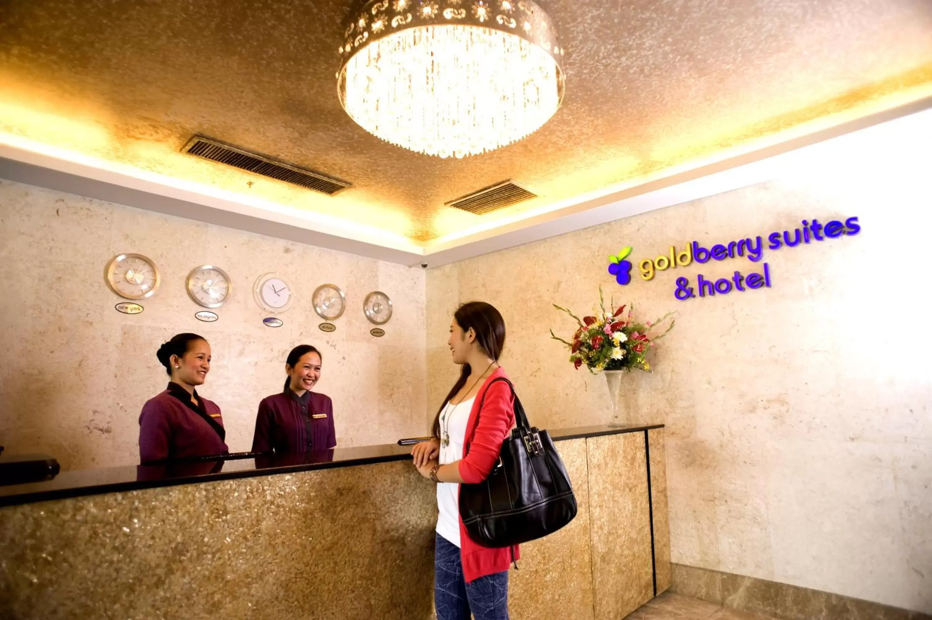 Lobby or reception, Lobby/Reception in Goldberry Suites and Hotel - Mactan
