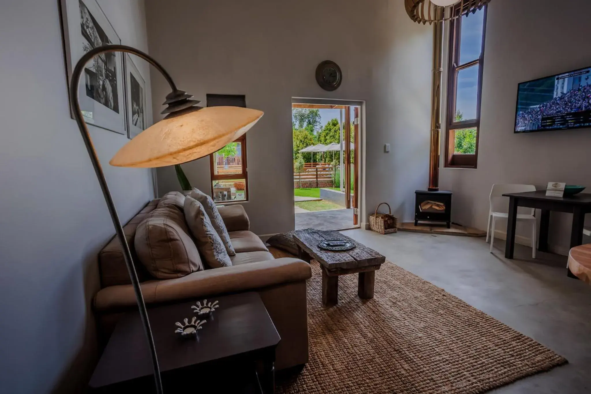 Living room, Seating Area in A Hilltop Country Retreat