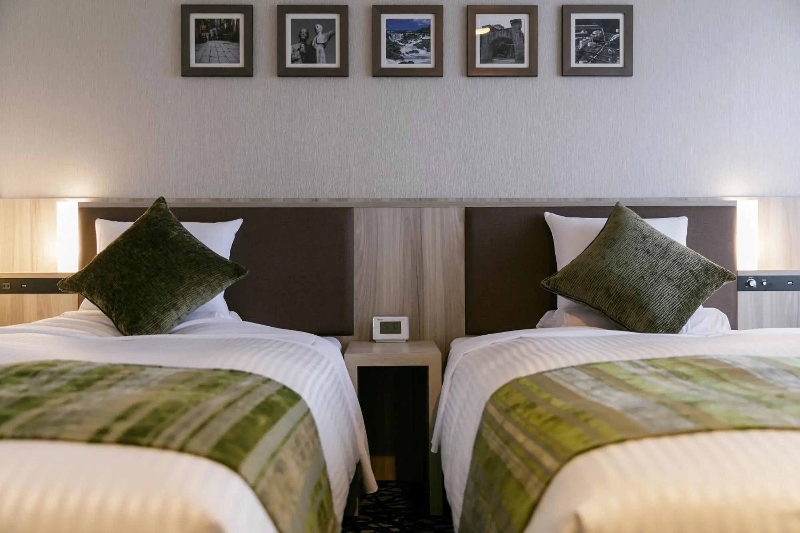 Photo of the whole room, Bed in Hotel Mystays Kagoshima Tenmonkan Photo of the whole room, Bed in Hotel Mystays Kagoshima Tenmonkan