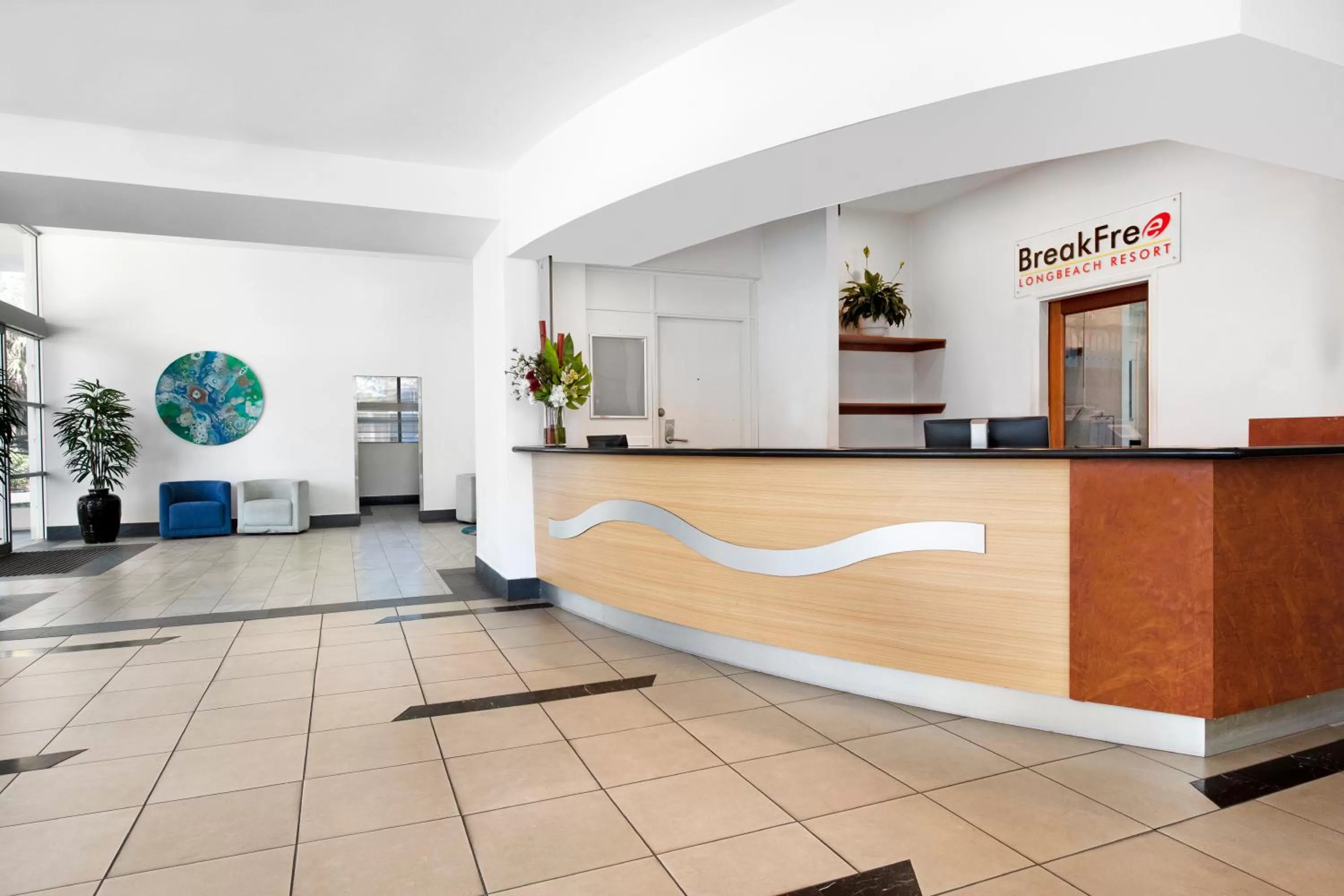 Lobby or reception in BreakFree Longbeach Resort