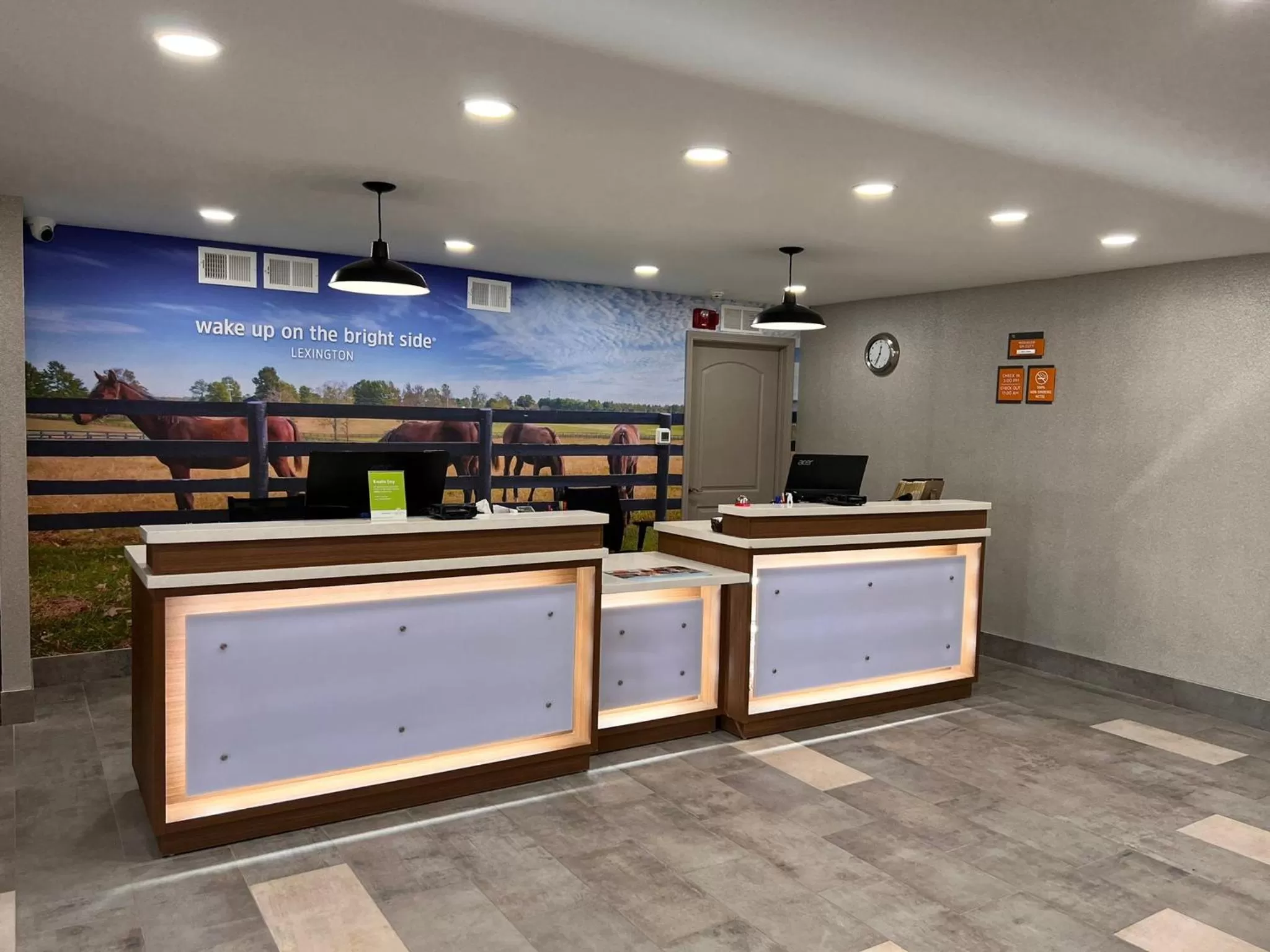 Lobby or reception in La Quinta Inn Lexington-Horse Park