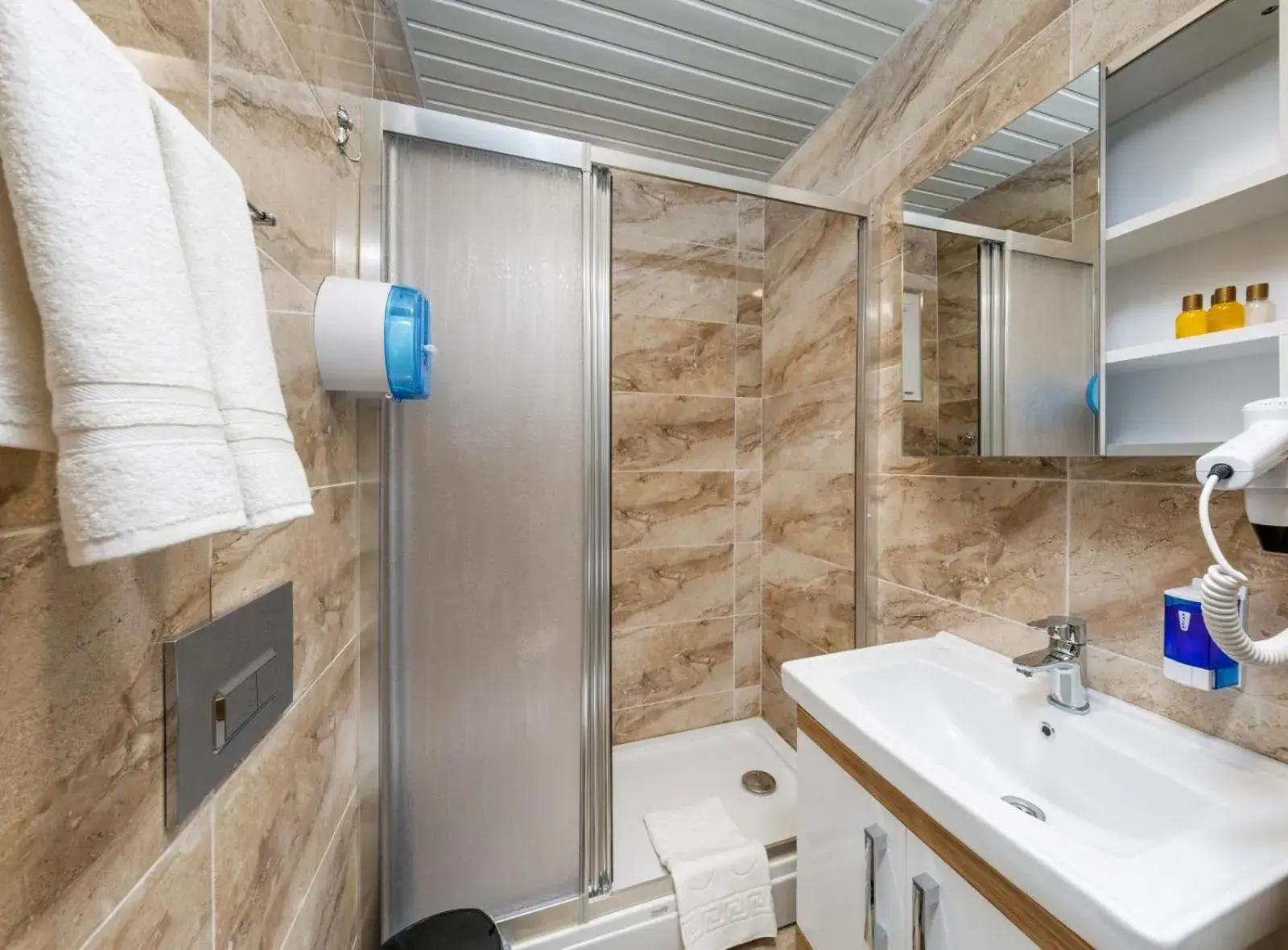 Shower, Bathroom in Anelli Hotel