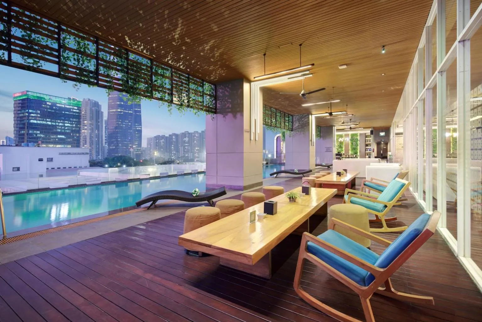 Balcony/Terrace in JS Luwansa Hotel & Convention Center