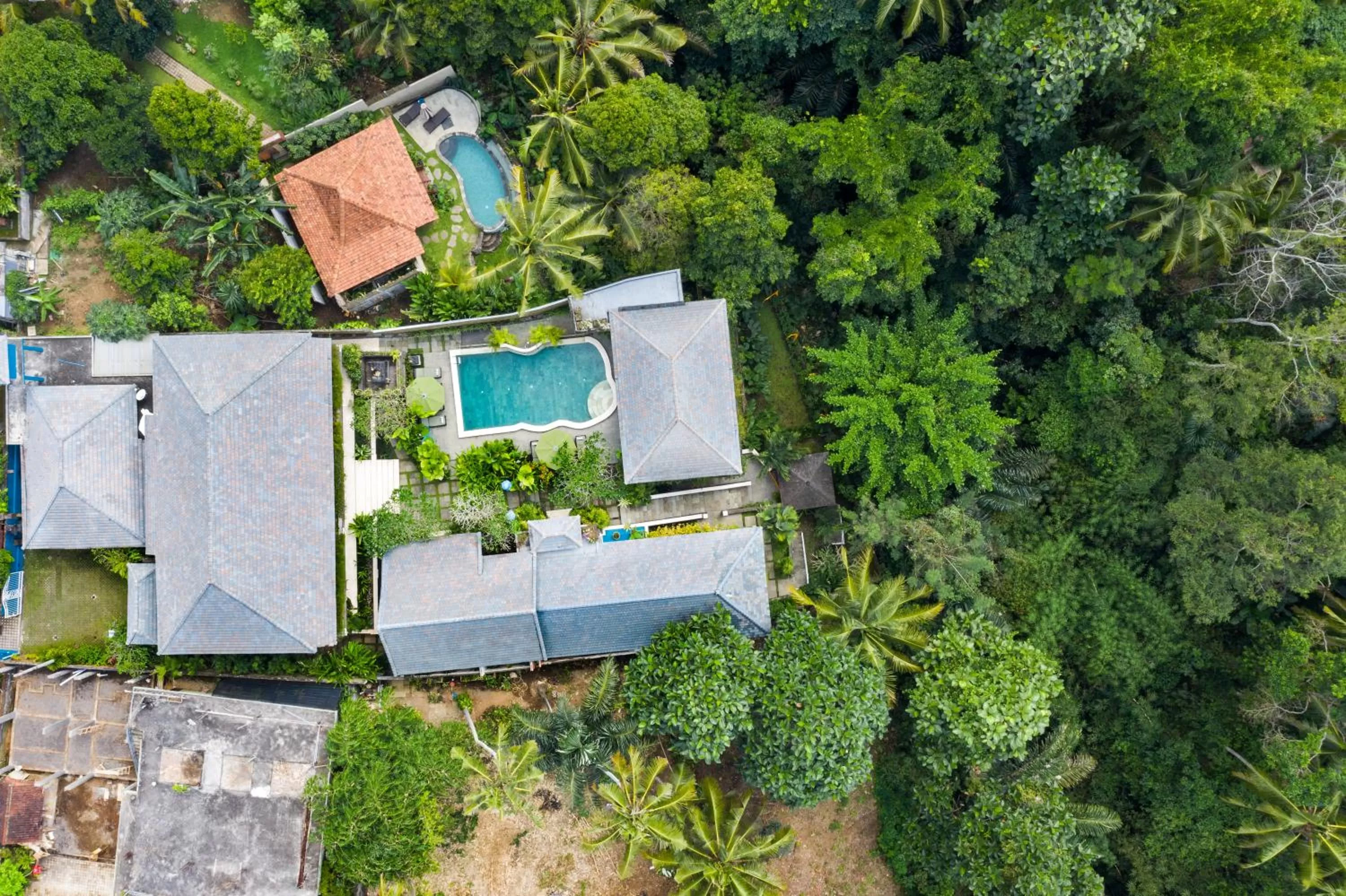 Bird's eye view in Kano Sari Ubud Villas