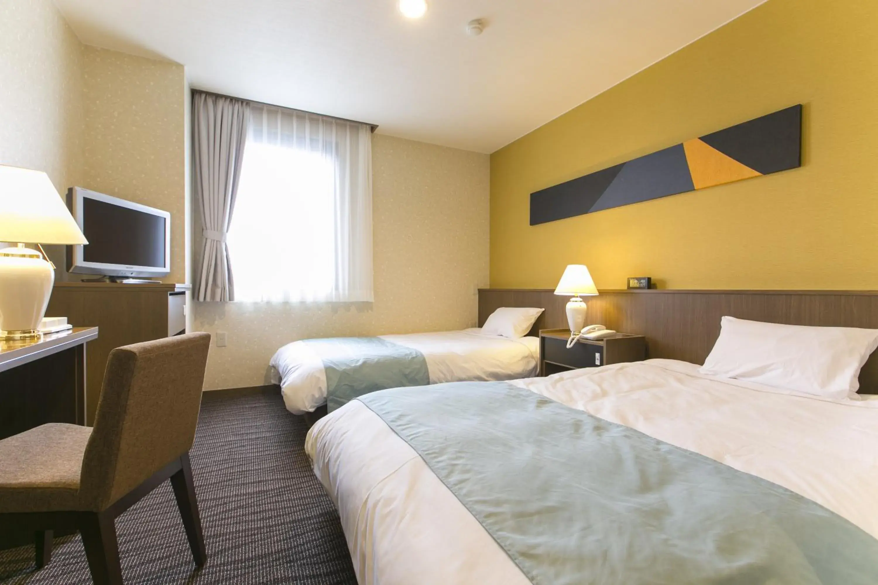 Photo of the whole room, Bed in Fujisan Station Hotel