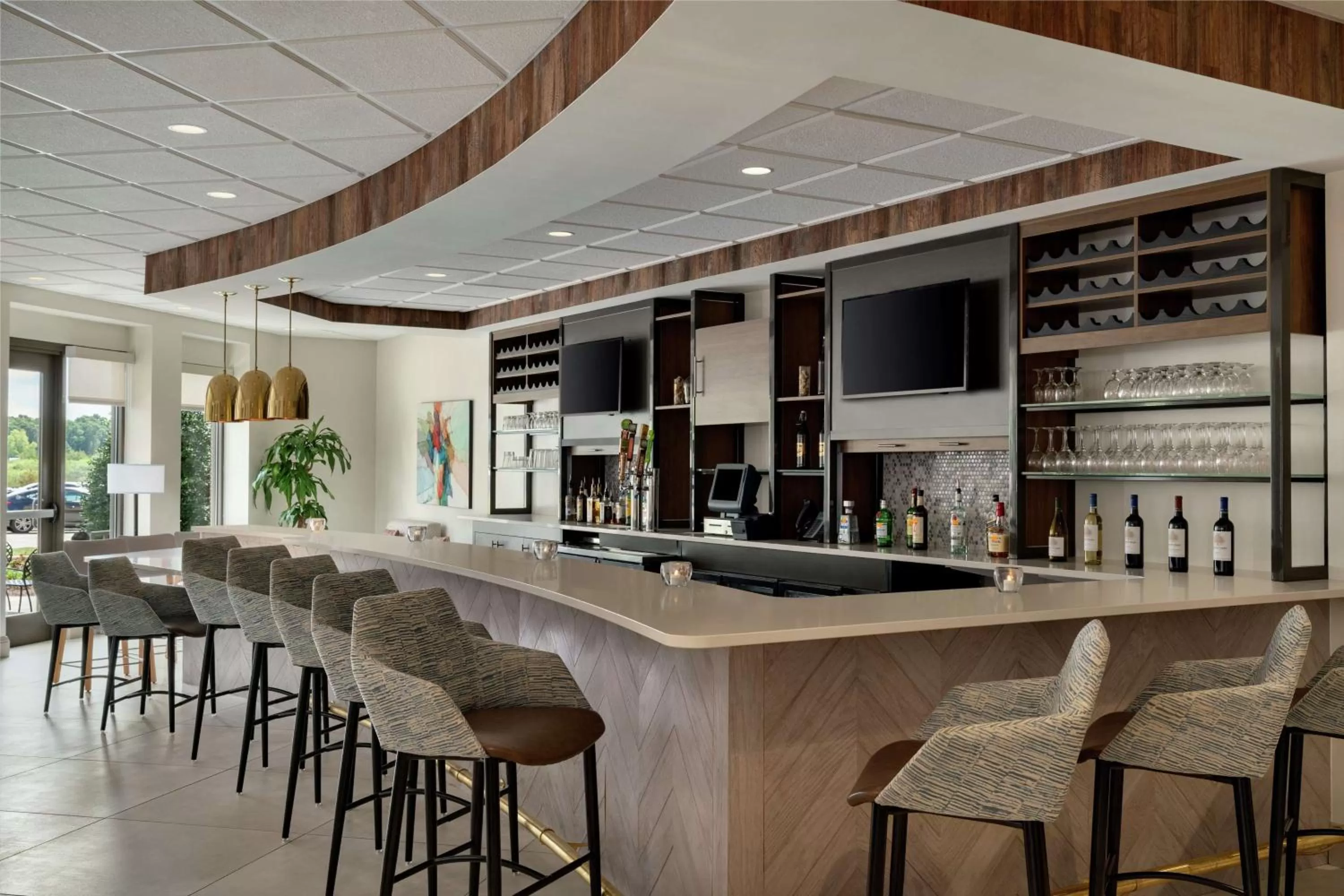 Lounge or bar in Hilton Garden Inn Charlotte/Ayrsley