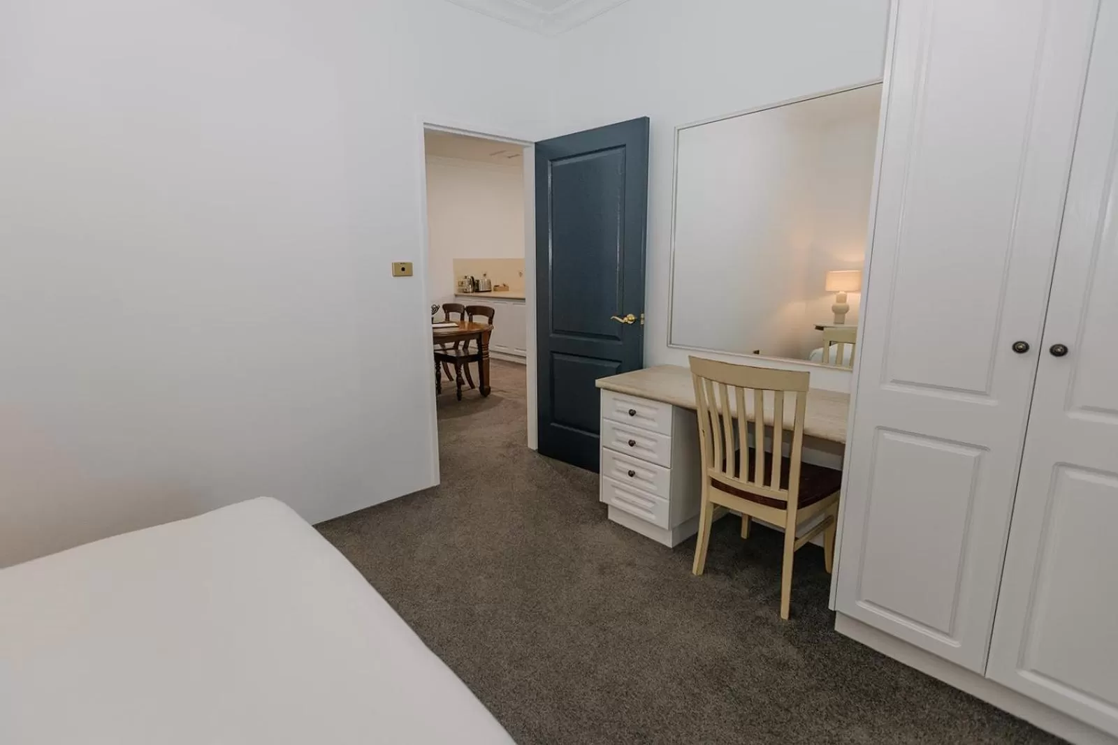 Bed in The Lawson Riverside Suites