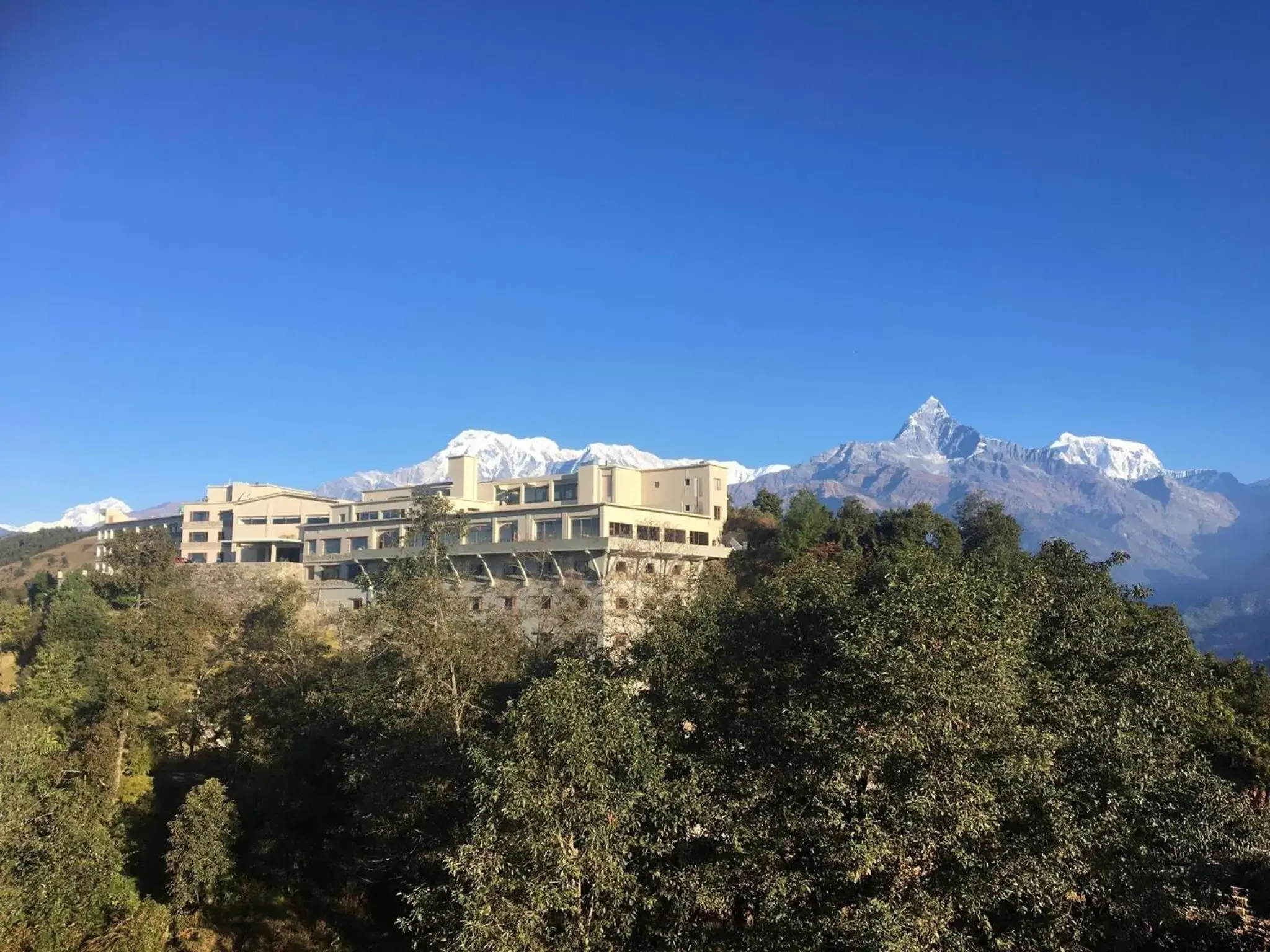 Property building in Hotel Annapurna View Sarangkot Property building in Hotel Annapurna View Sarangkot