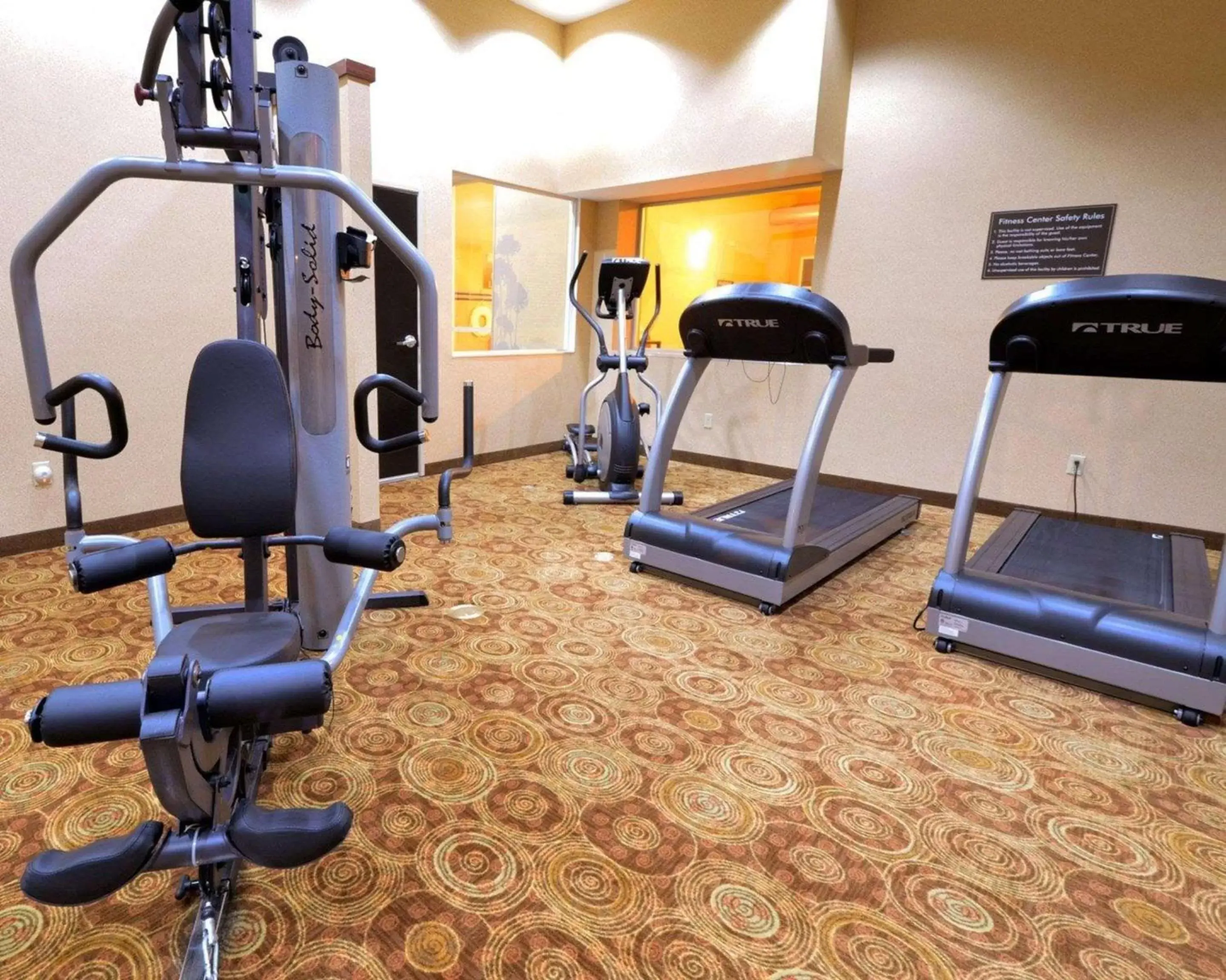 Fitness centre/facilities, Fitness Center/Facilities in Sleep Inn & Suites And Conference Center Downtown