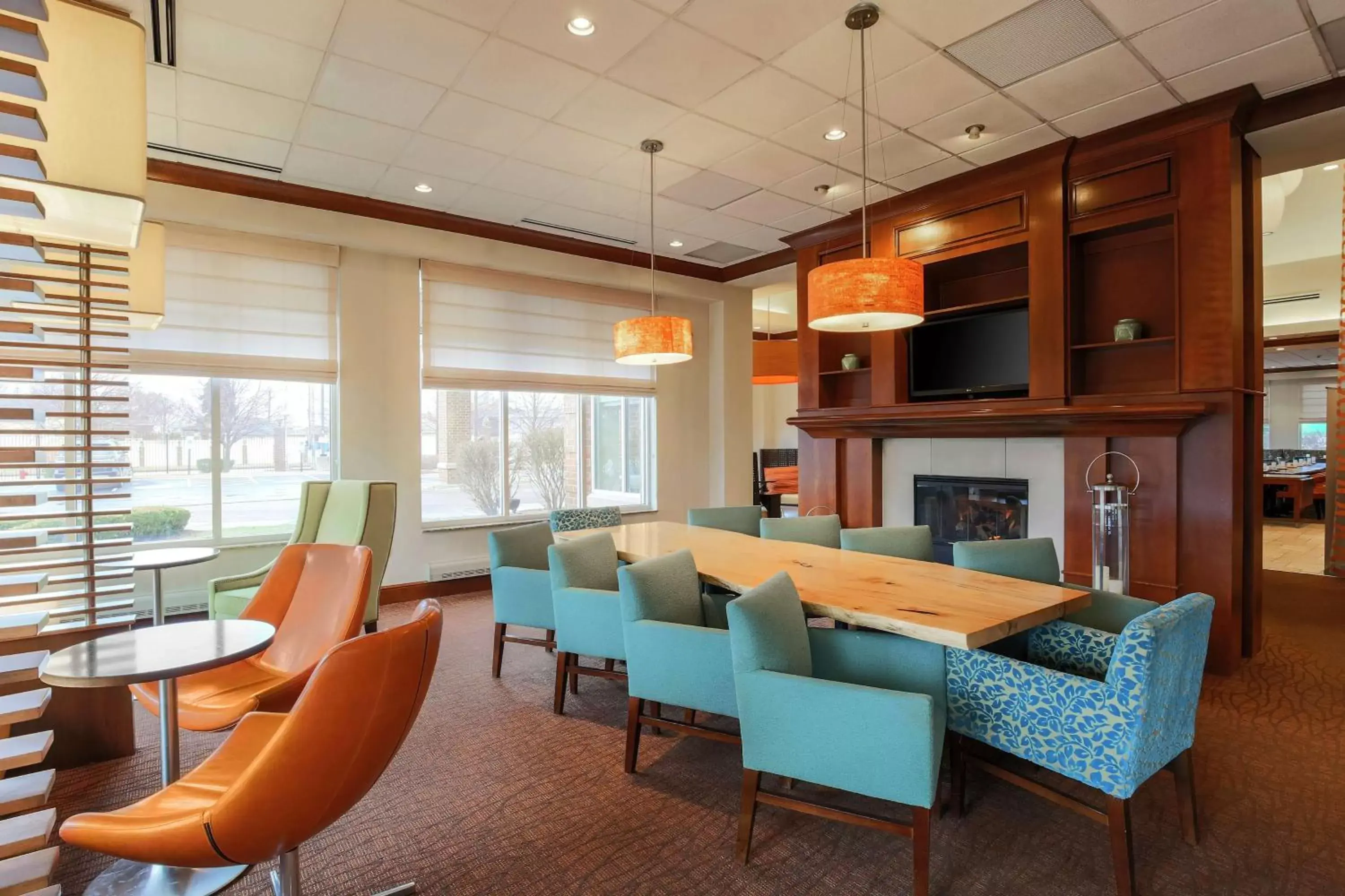 Lobby or reception in Hilton Garden Inn Chicago/Midway Airport